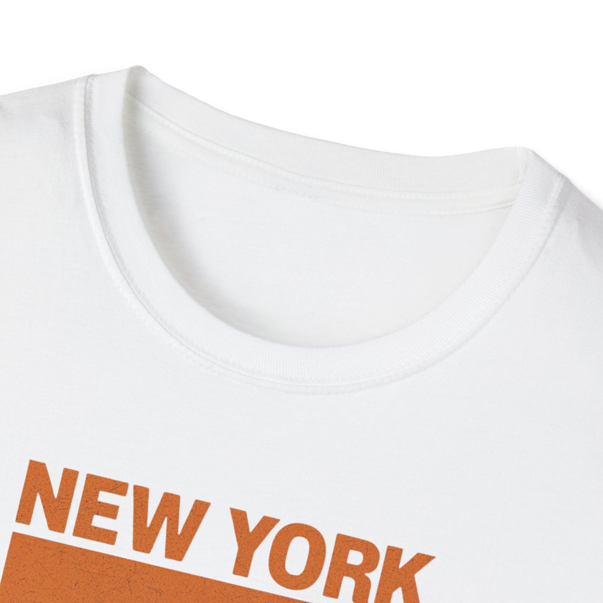 New York Sunset T-Shirt | Retro Stripes City Graphic
