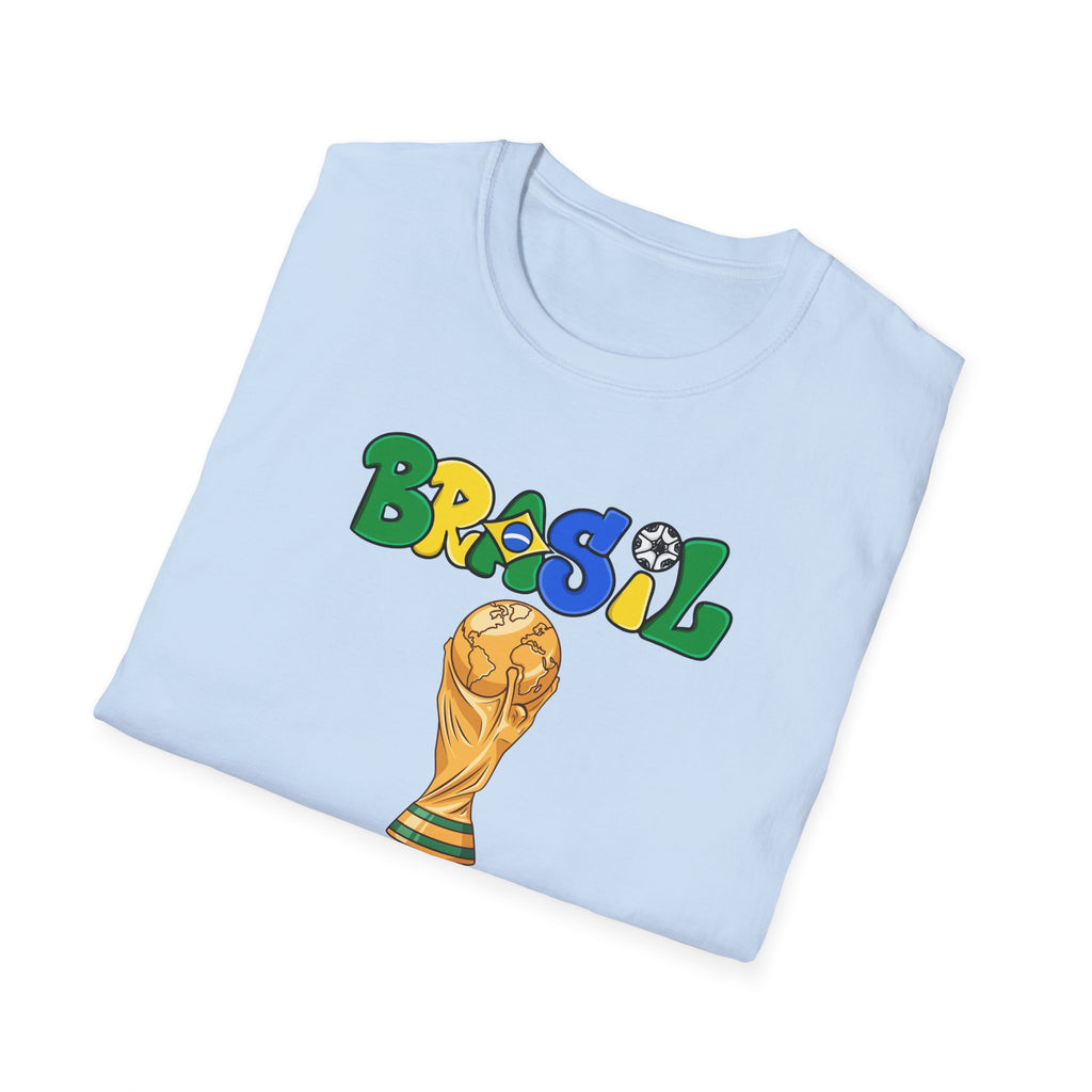 Brasil World Cup Trophy T-Shirt — Brazil Soccer Fan Tee