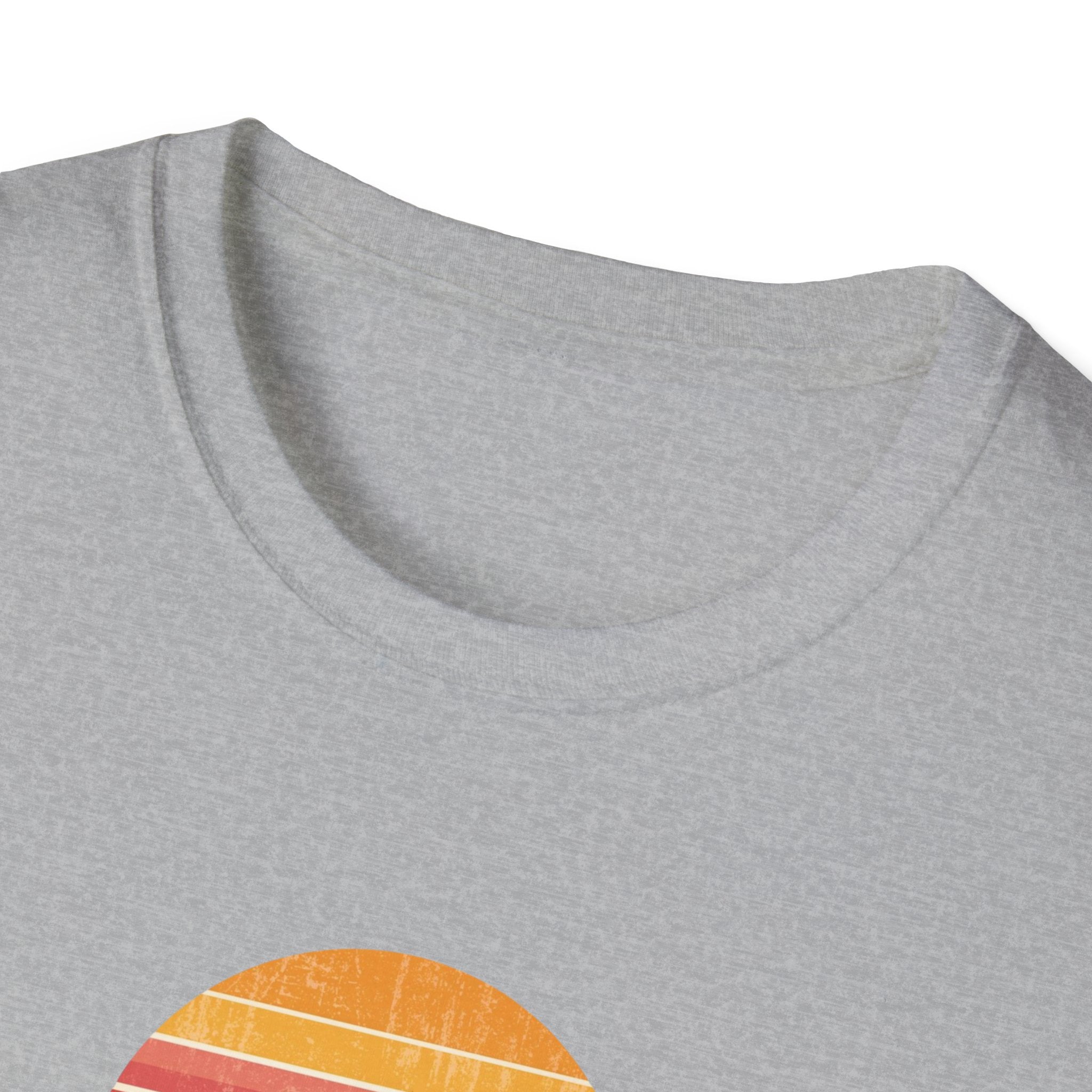 Retro Sunset New York T-Shirt | Vintage Striped City Graphic