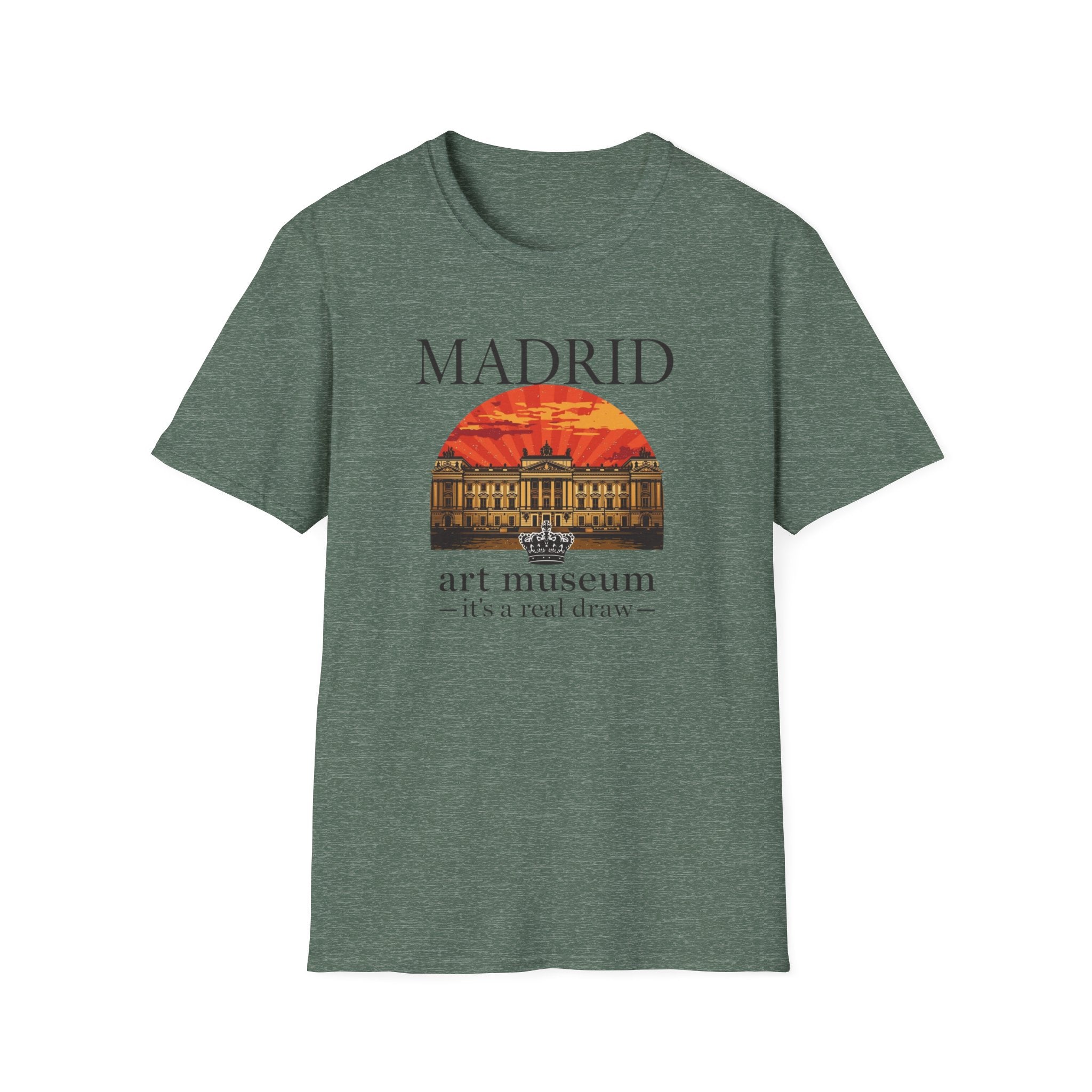 Madrid Art Museum T-Shirt — Vintage Sunset Prado Travel Tee