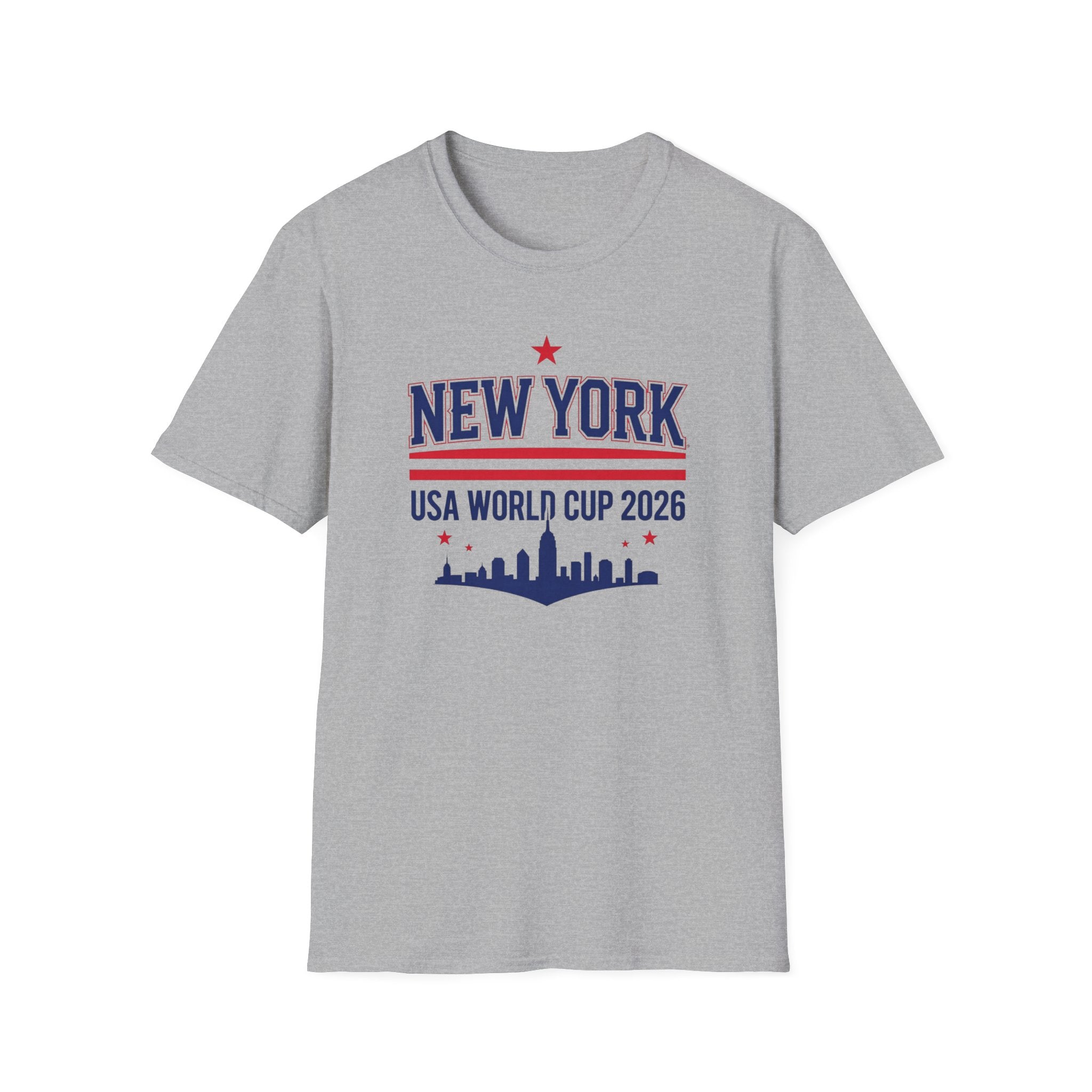 New York USA World Cup 2026 T-Shirt — Skyline Soccer Fan Tee