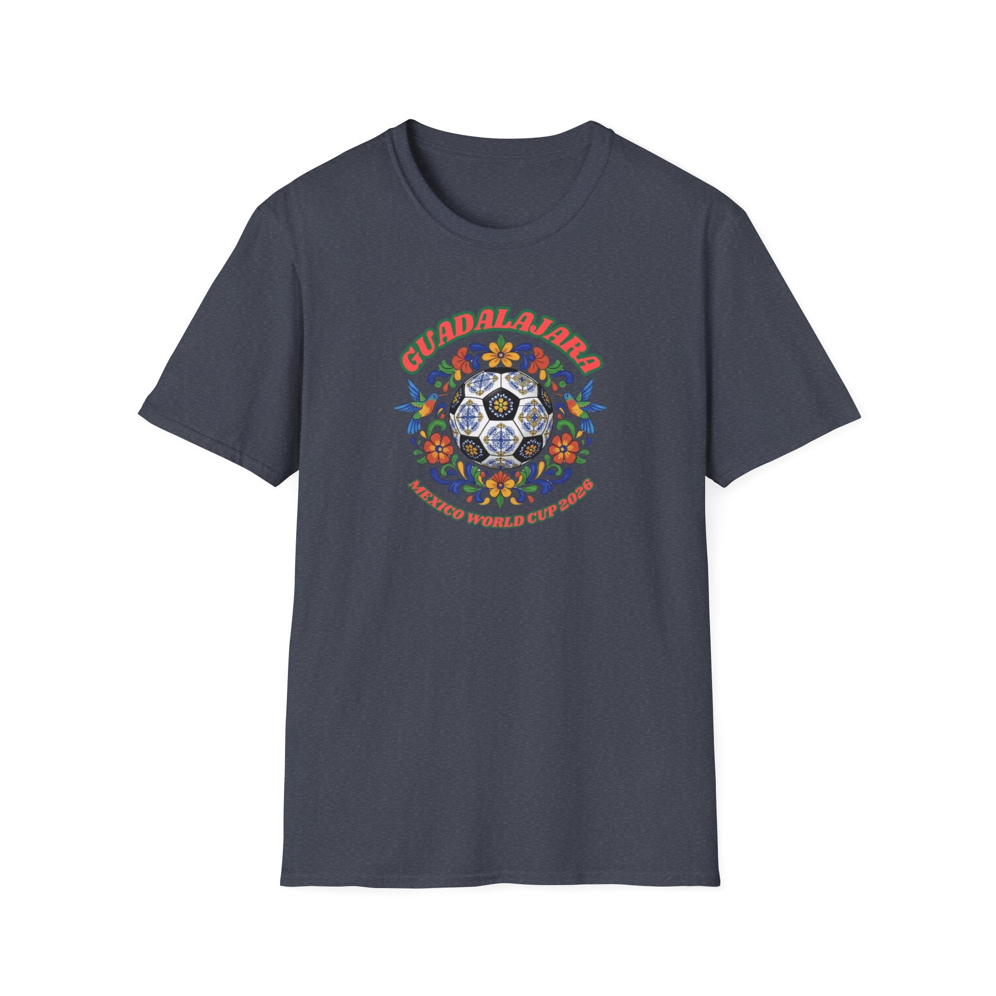 Day of the Dead Floral Soccer T-Shirt – Mexican Calavera Football Design