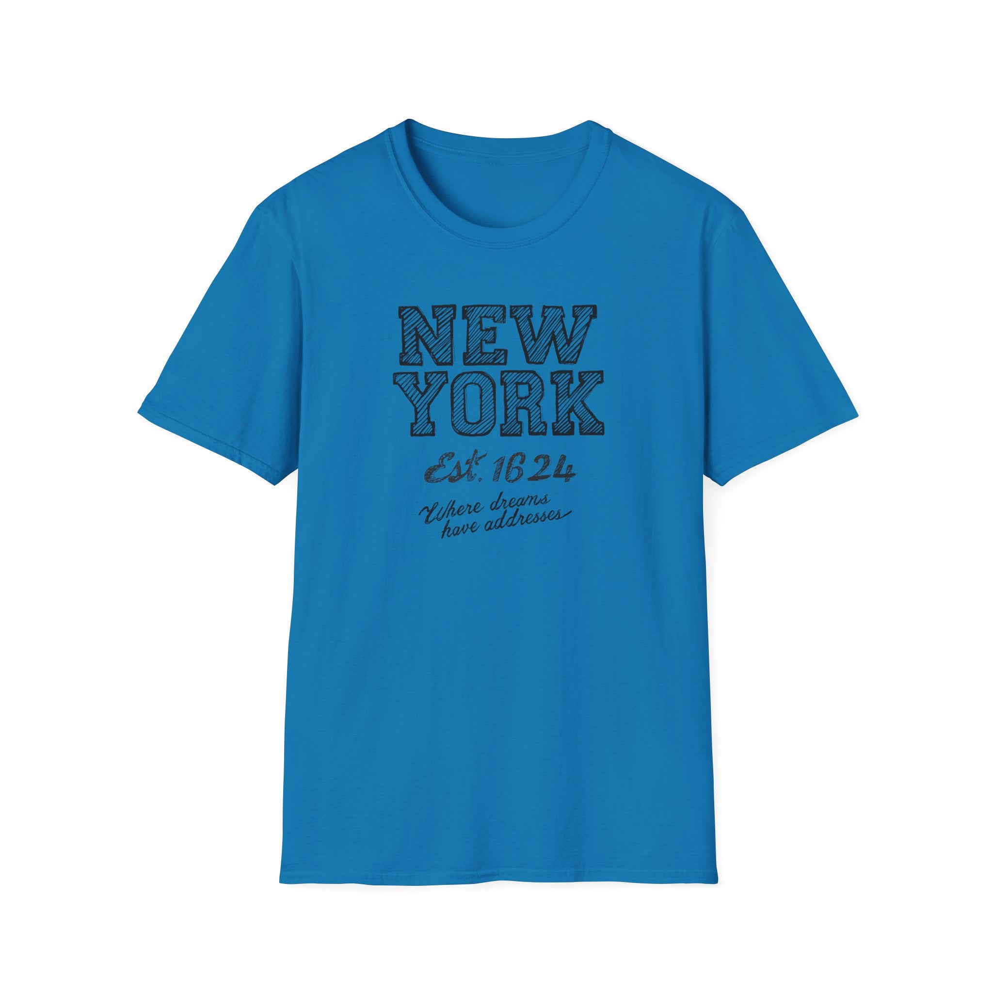 New York Est. 1624 Vintage City T-Shirt — Retro Travel Tee