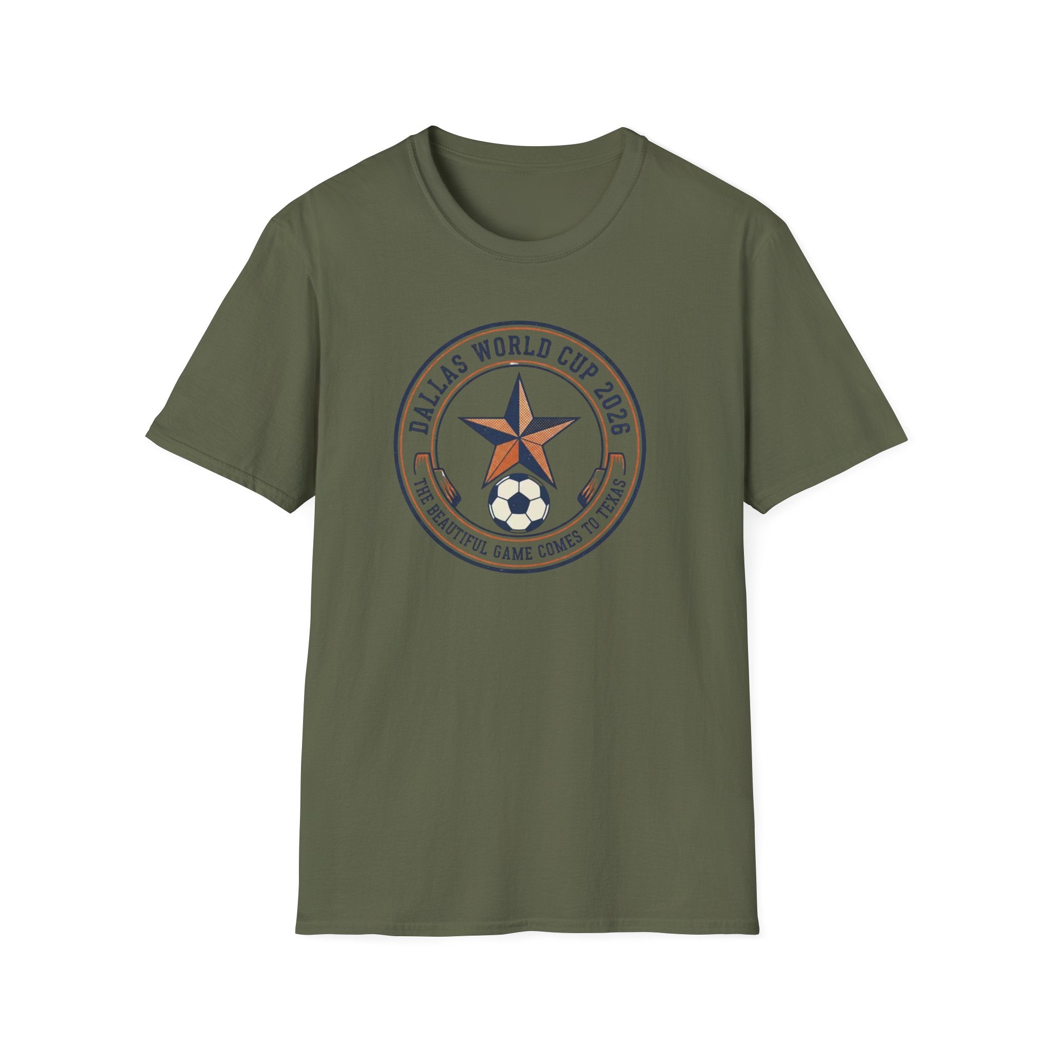 Dallas World Cup 2026 Soccer Badge T-Shirt