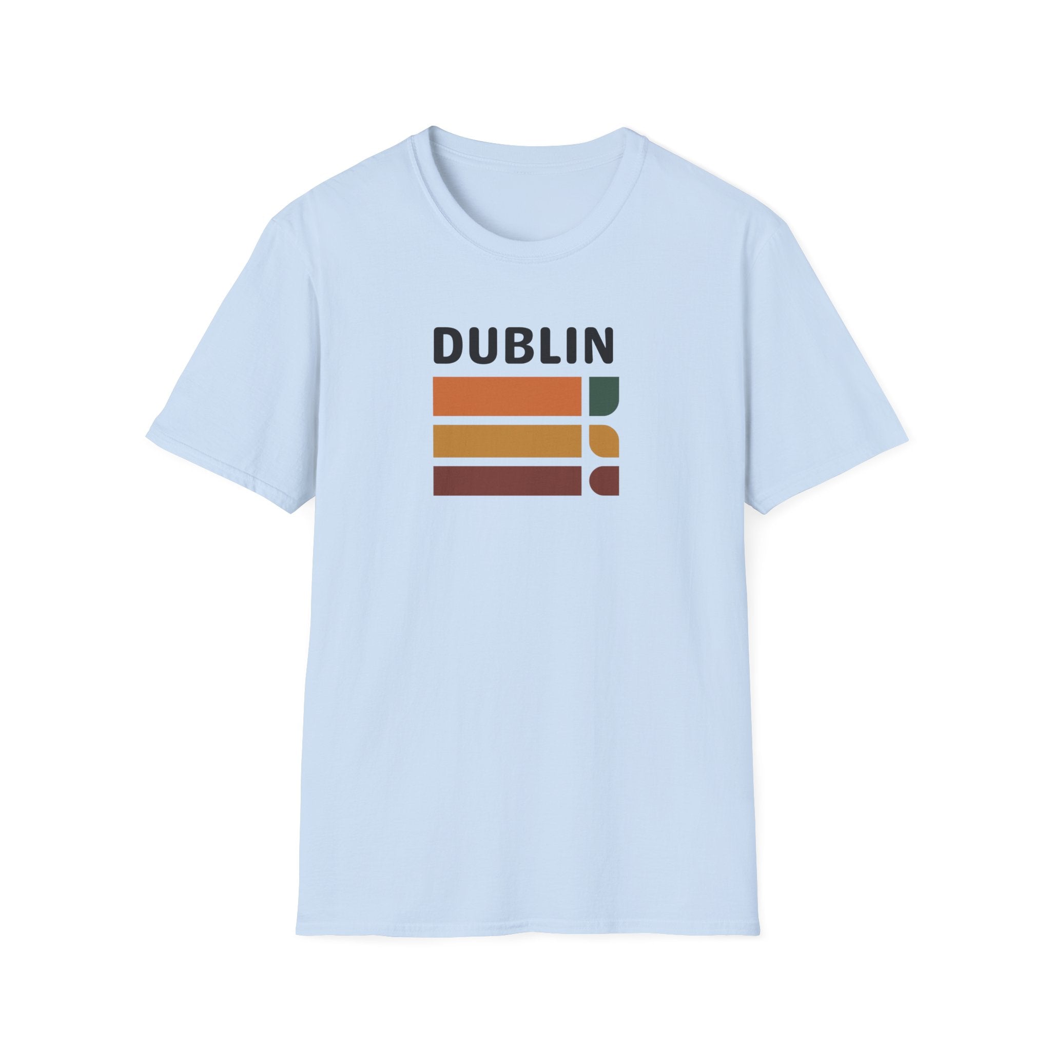 Dublin Retro Stripes T-Shirt | Irish City Graphic Tee