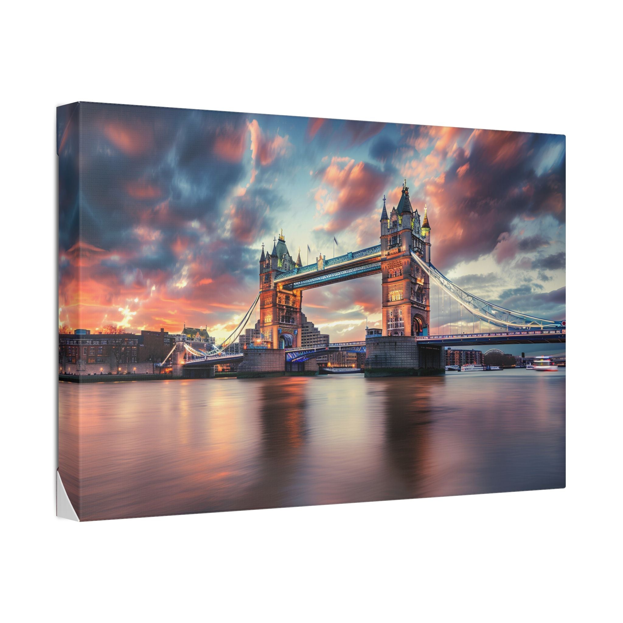 Tower Bridge Sunset Canvas