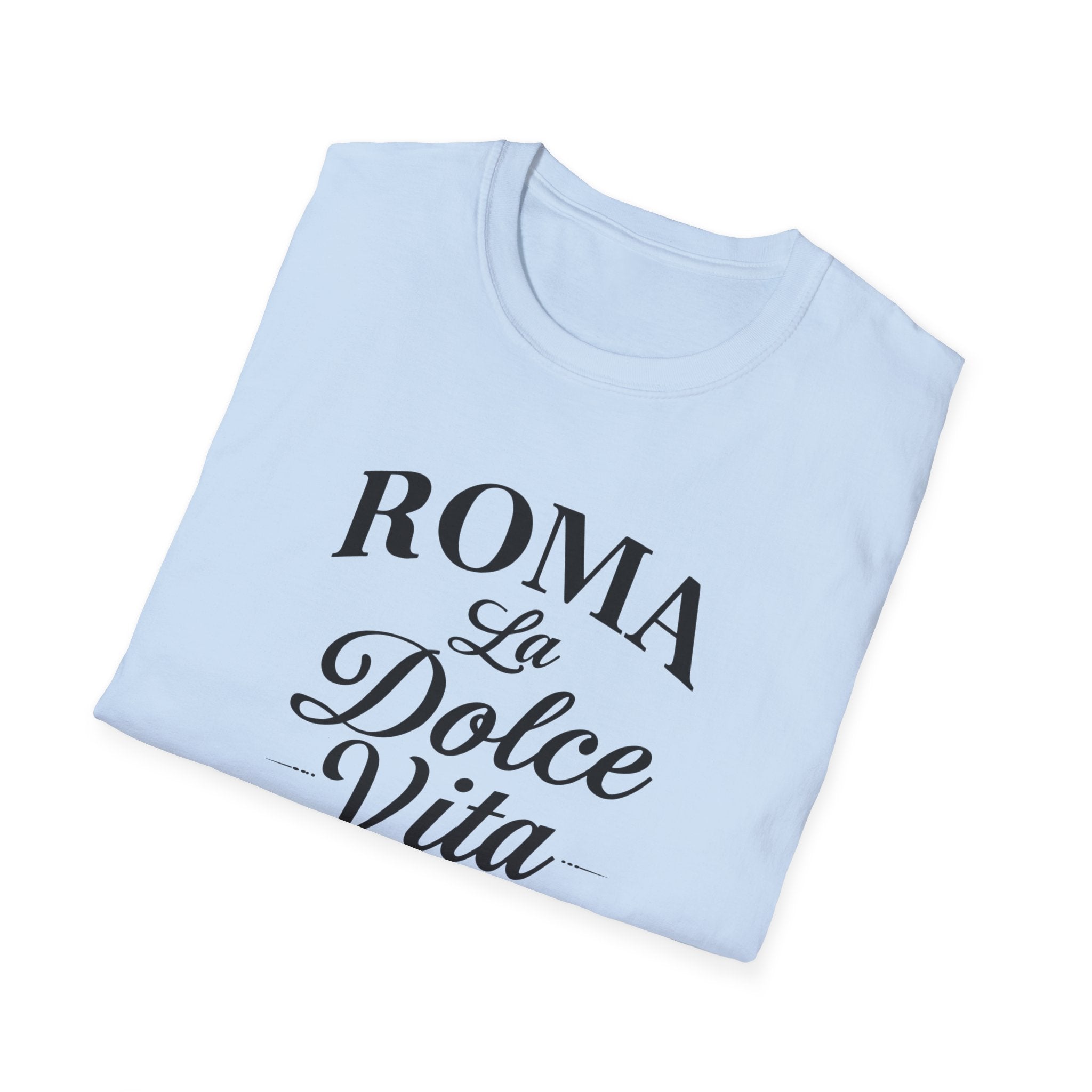 Roma La Dolce Vita T-Shirt | Italian Typography Travel Tee