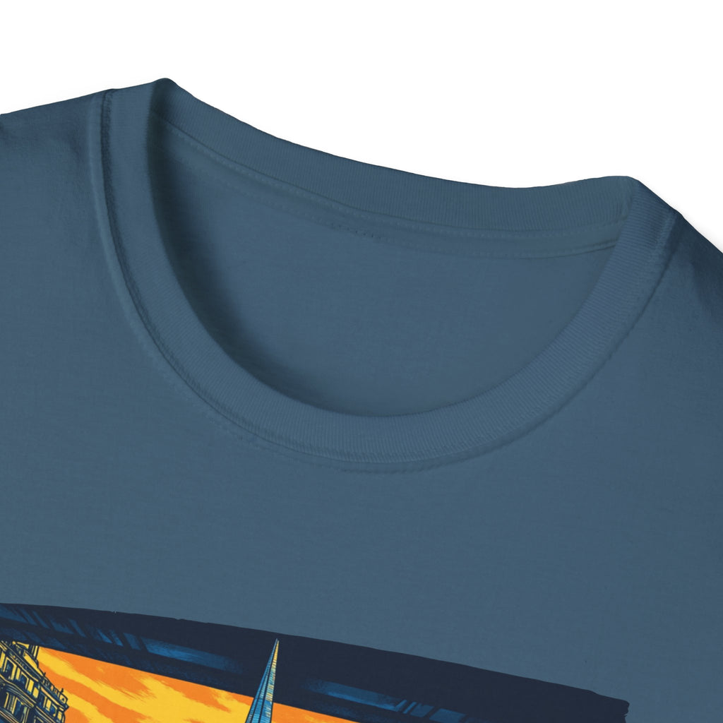 London Skyline Graphic T-Shirt | Retro Cityscape London Tee