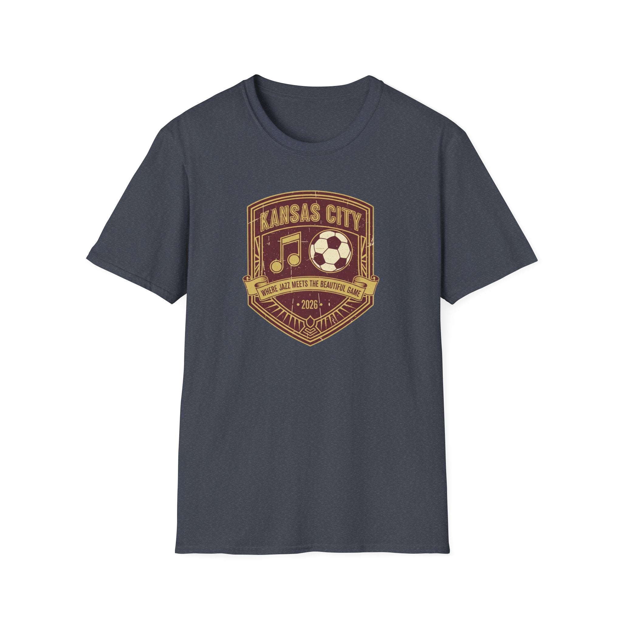 Kansas City Music & Soccer Crest T-Shirt