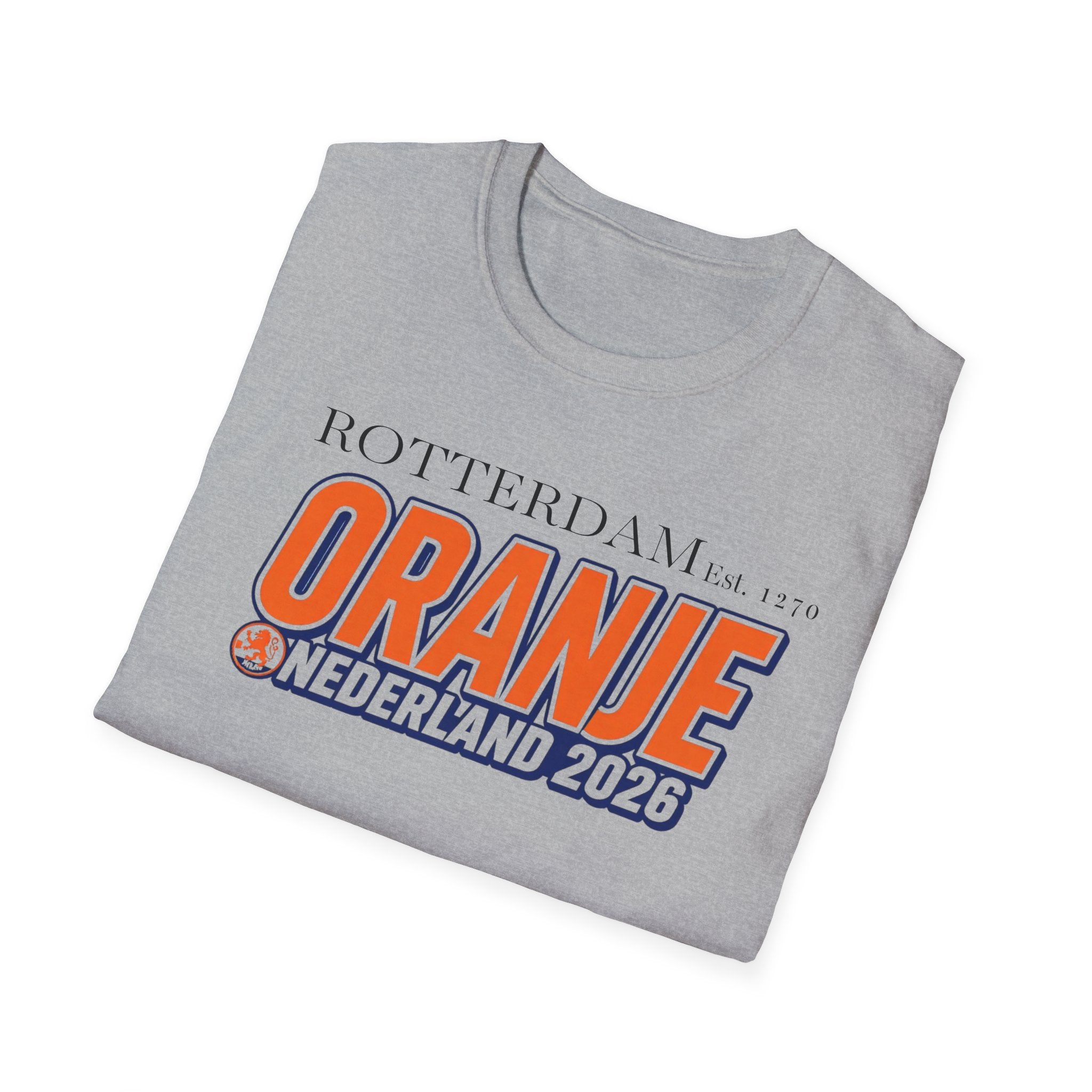 Oranje Nederland 2026 T-Shirt — Rotterdam Football Fan Tee