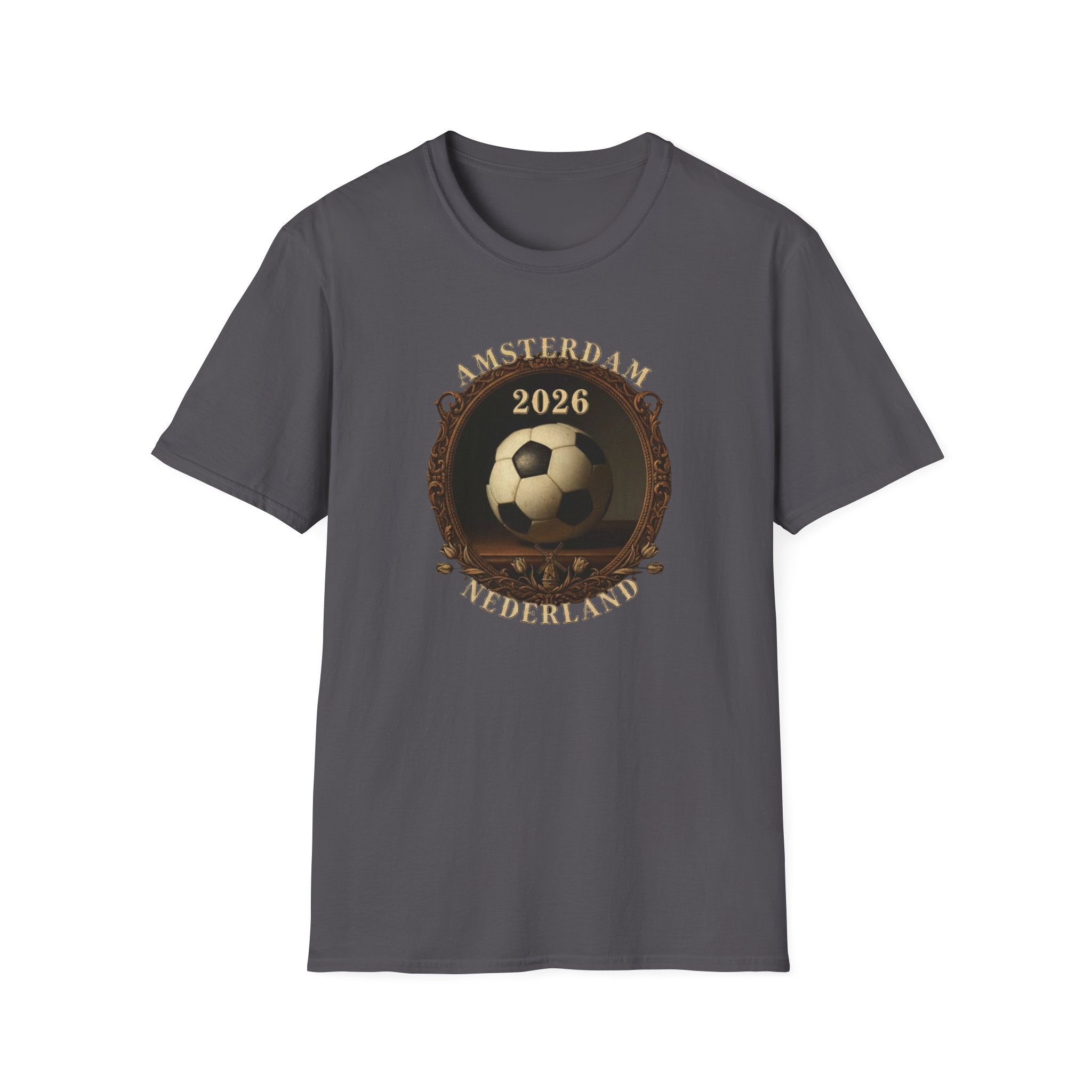 Amsterdam Netherlands 2026 Soccer T-Shirt — Vintage Football Design