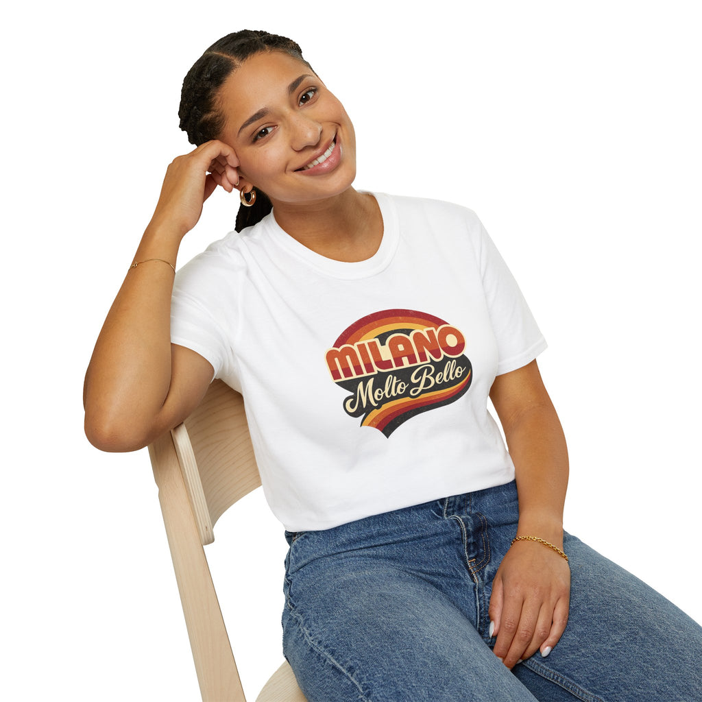 Milano Molto Bello Retro T-Shirt — Vintage Italian Graphic Tee