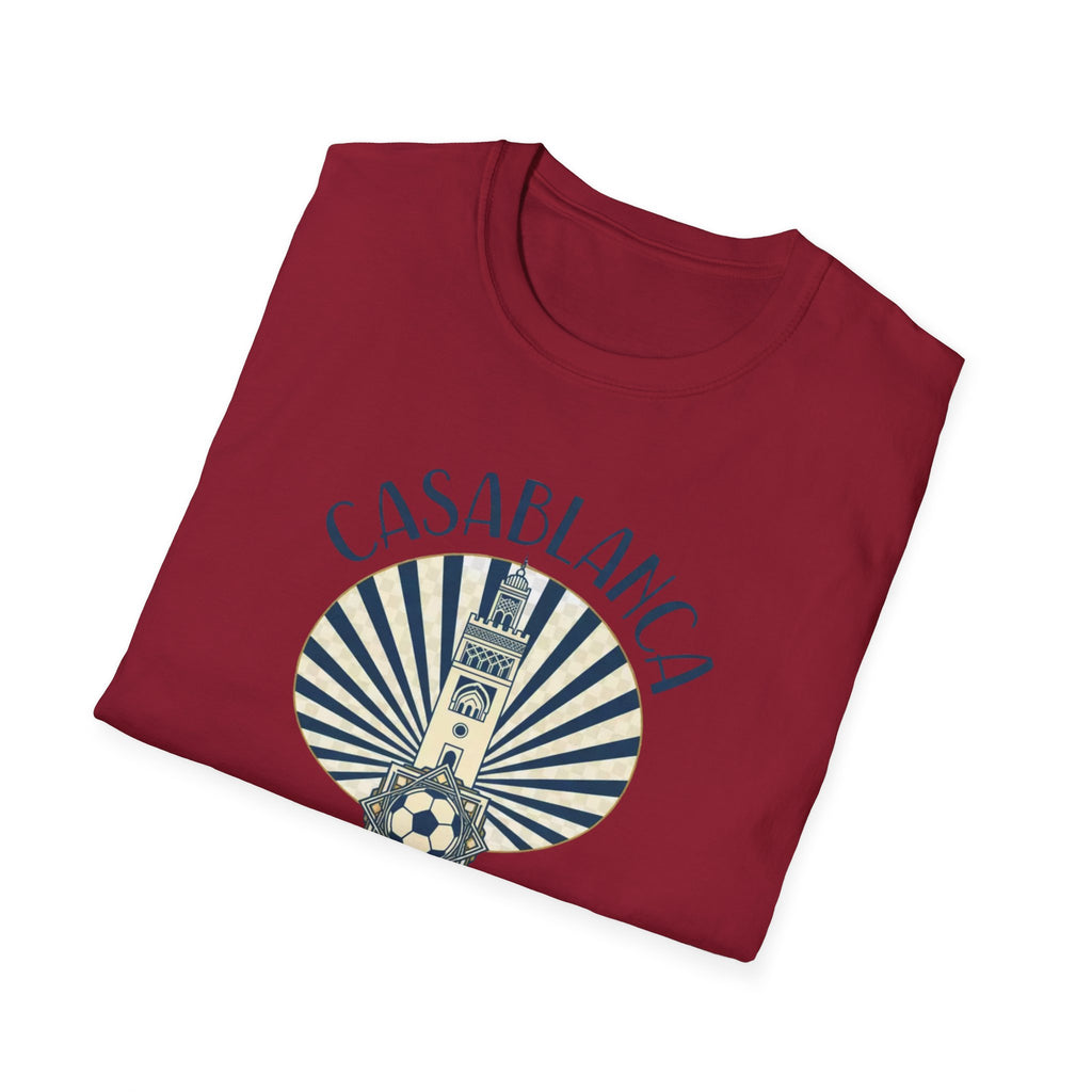 Casablanca Vintage Travel T-Shirt — Morocco World Cup 2026 Souvenir