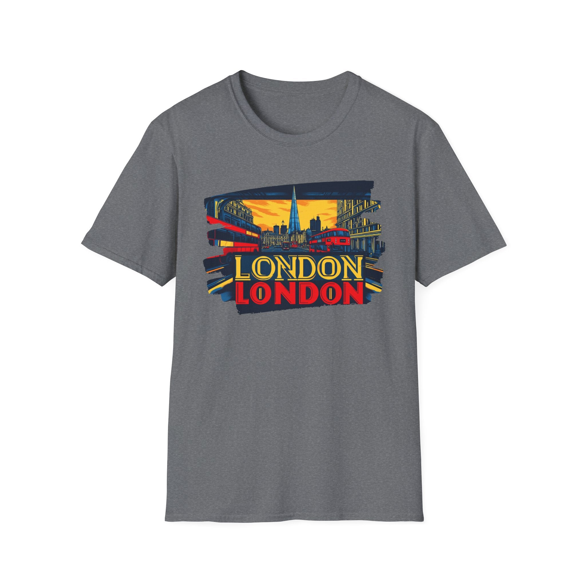London Skyline Graphic T-Shirt | Retro Cityscape London Tee