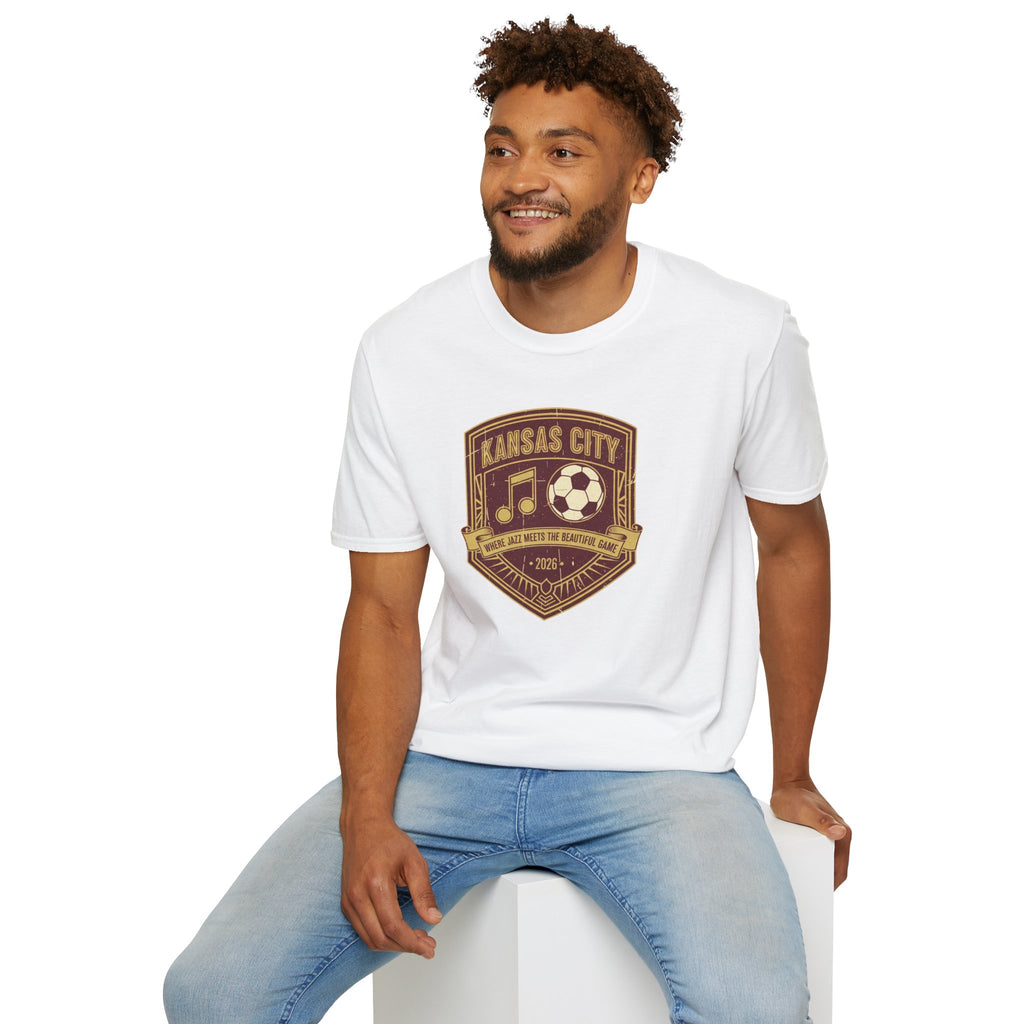 Kansas City Music & Soccer Crest T-Shirt