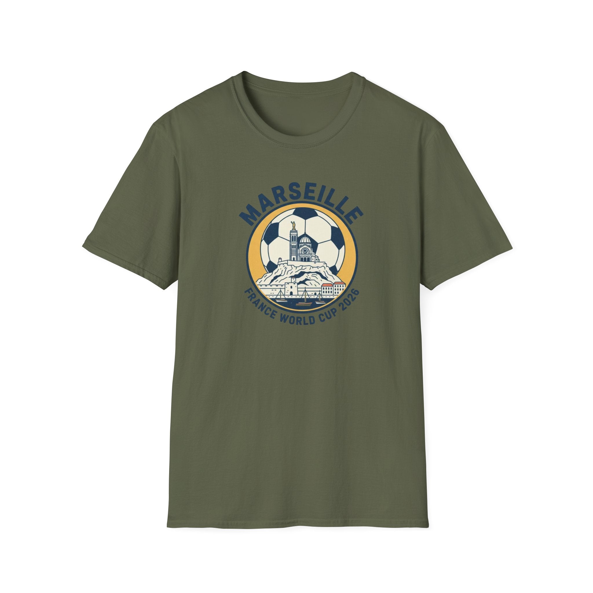 Marseille Soccer T‑Shirt – France World Cup 2026 Stadium Graphic