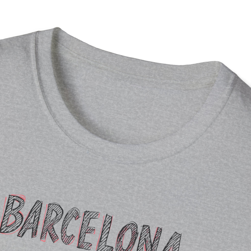 Barcelona Est. 15 B.C. T-Shirt – Vintage Travel Tee with "Art is our language" Script
