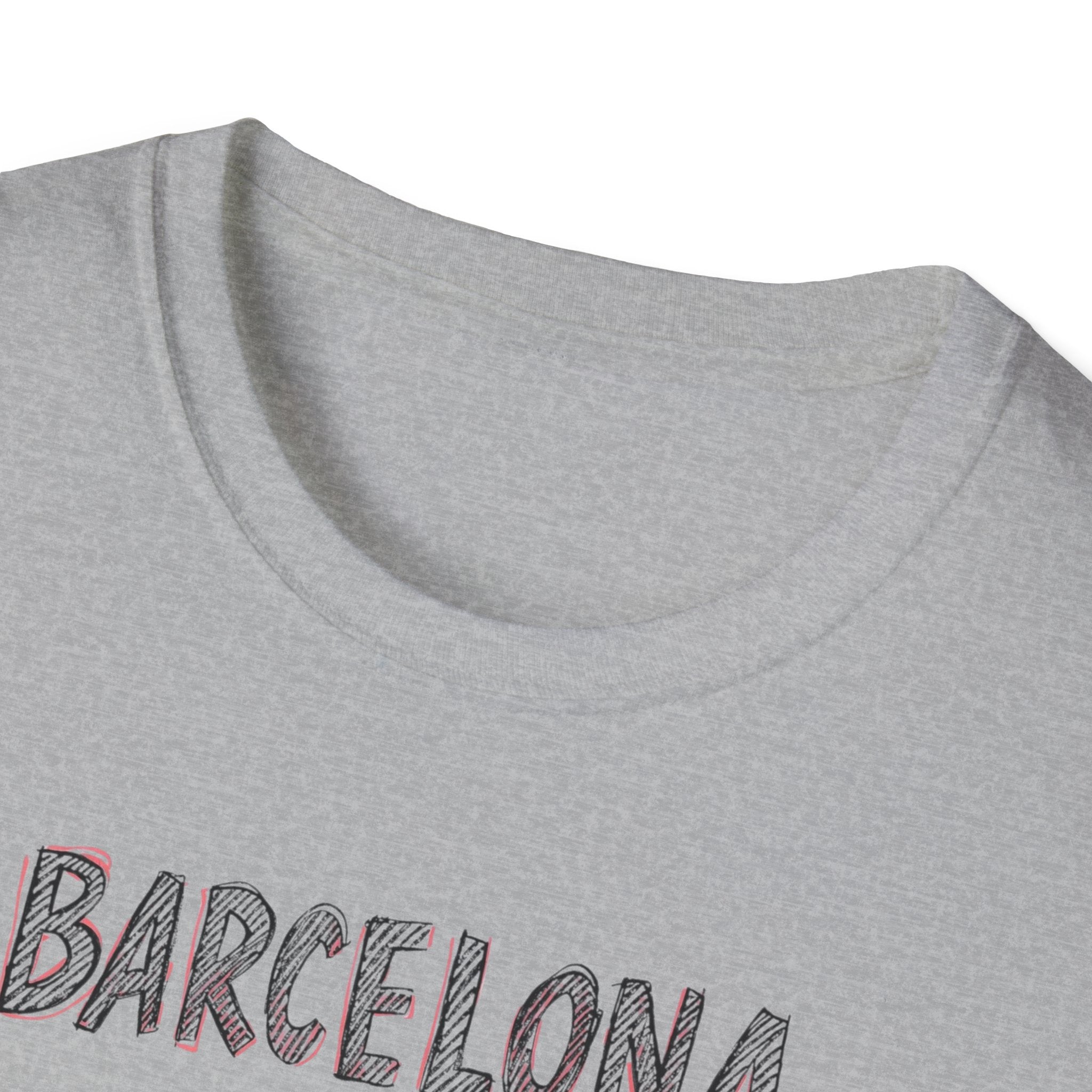 Barcelona Est. 15 B.C. T-Shirt – Vintage Travel Tee with "Art is our language" Script