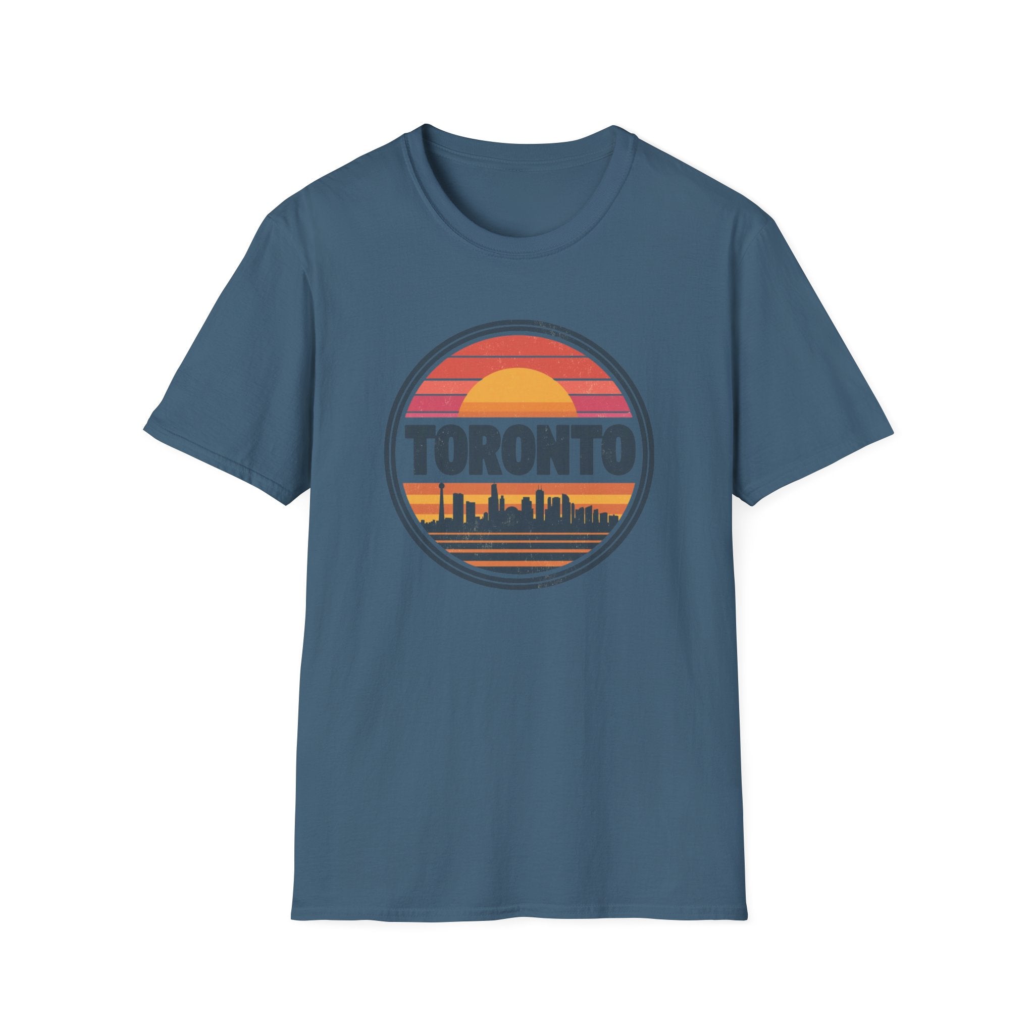 Toronto Sunset T-Shirt — Retro City Skyline Graphic Tee