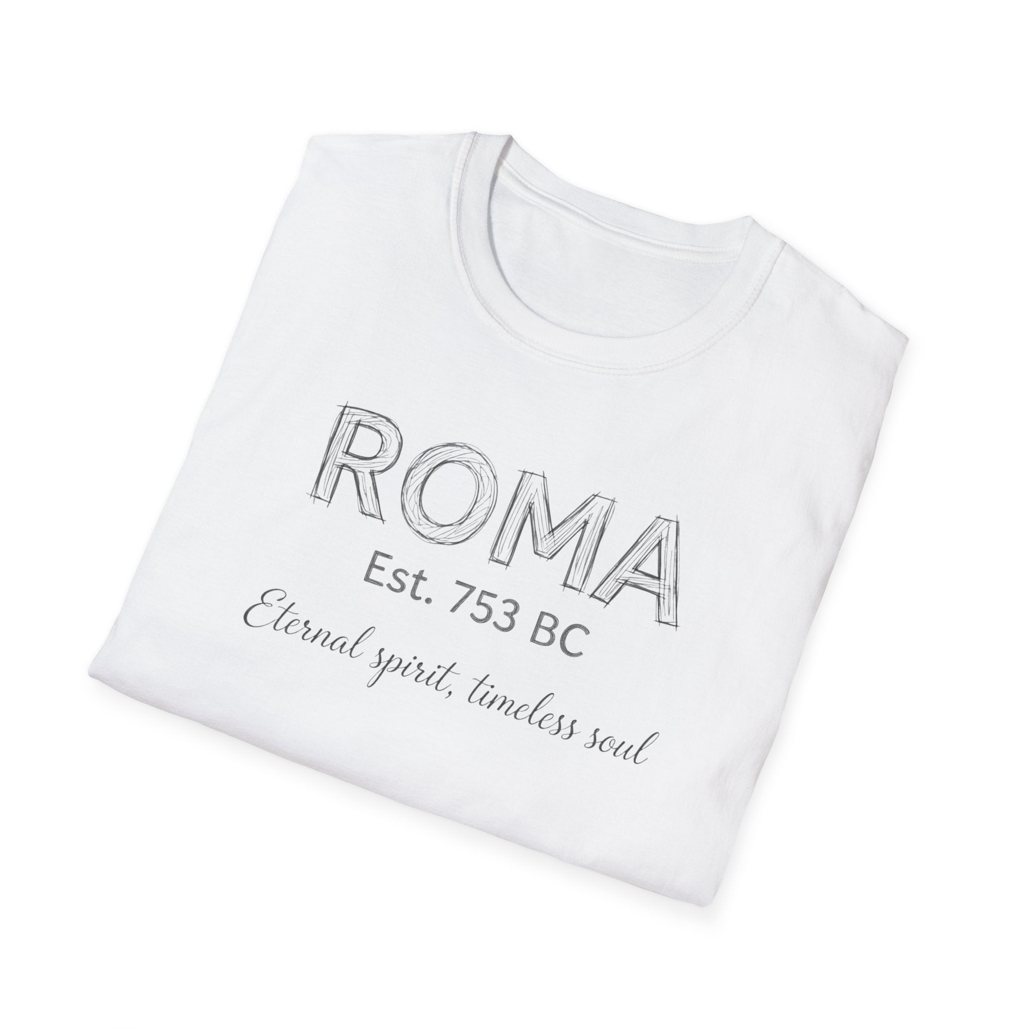 Roma Est. 753 BC T-Shirt – Vintage Rome Travel Tee
