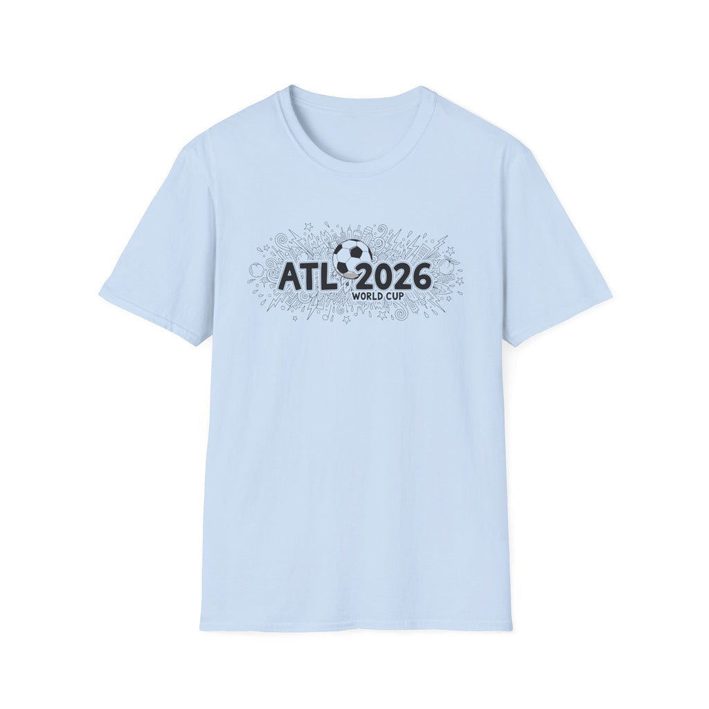 ATL 2026 World Cup Soccer T-Shirt — Atlanta Football Fan Tee