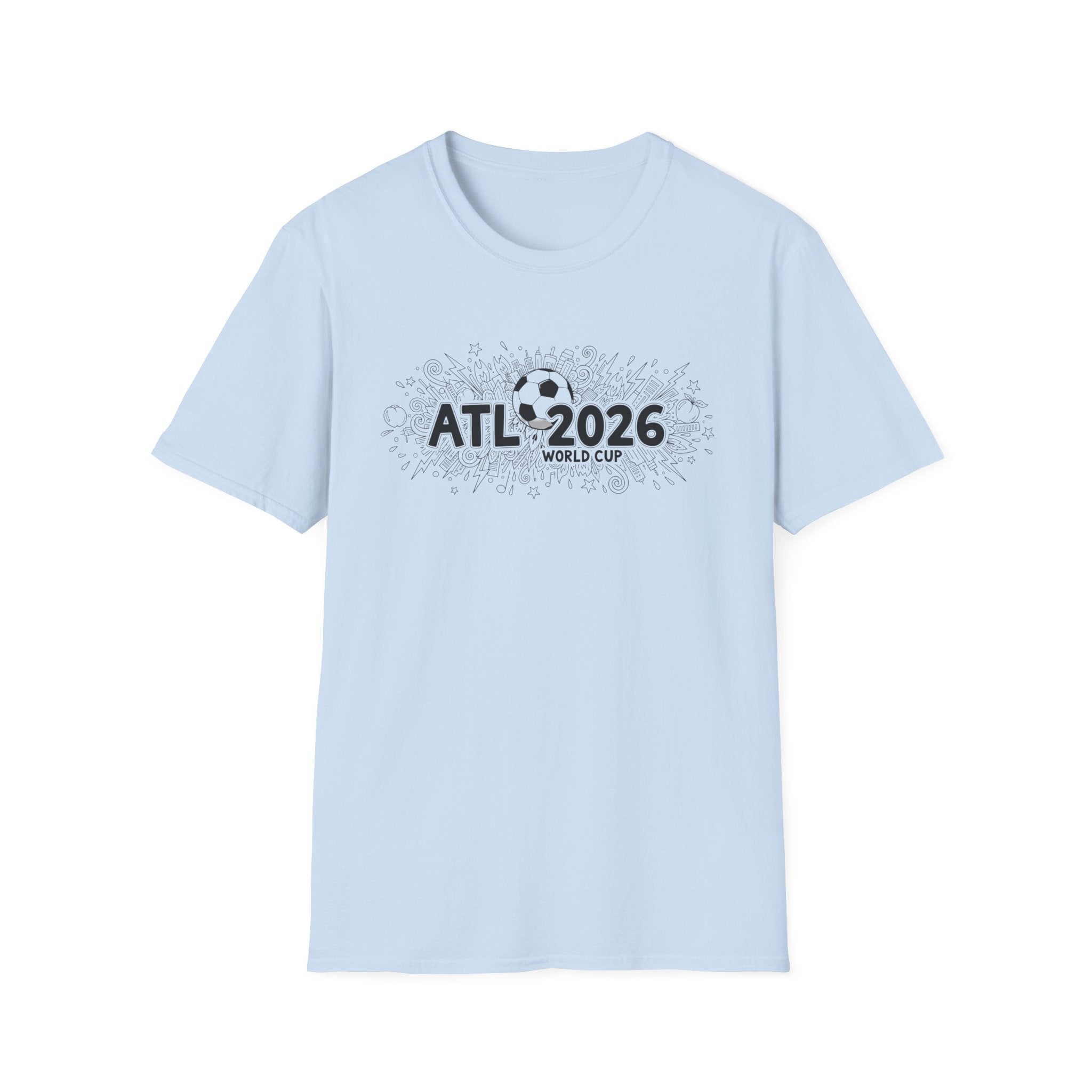 ATL 2026 World Cup Soccer T-Shirt — Atlanta Football Fan Tee