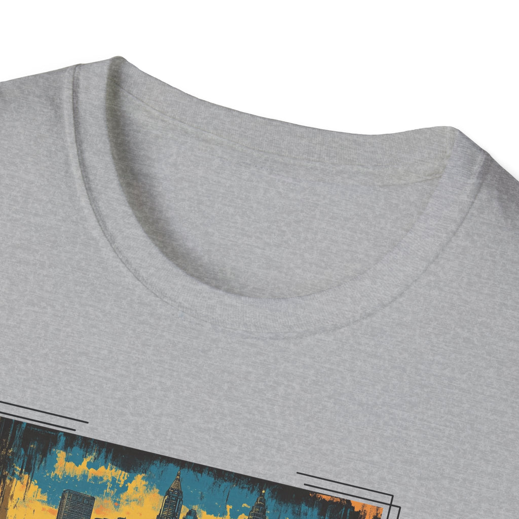 Ohio Skyline T-Shirt | Retro State Poster, Vintage Cleveland Columbus Design