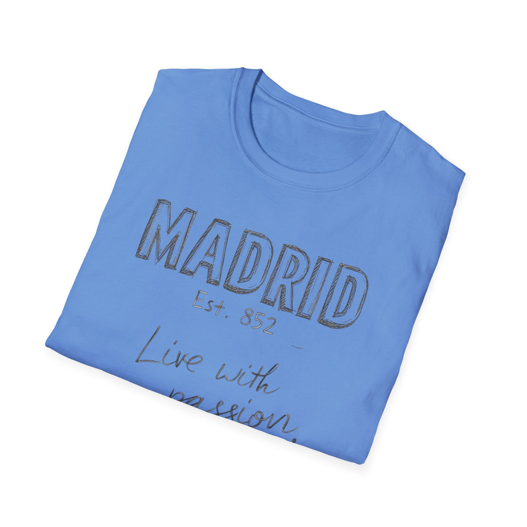 Madrid “Live with Passion” Graphic T‑Shirt