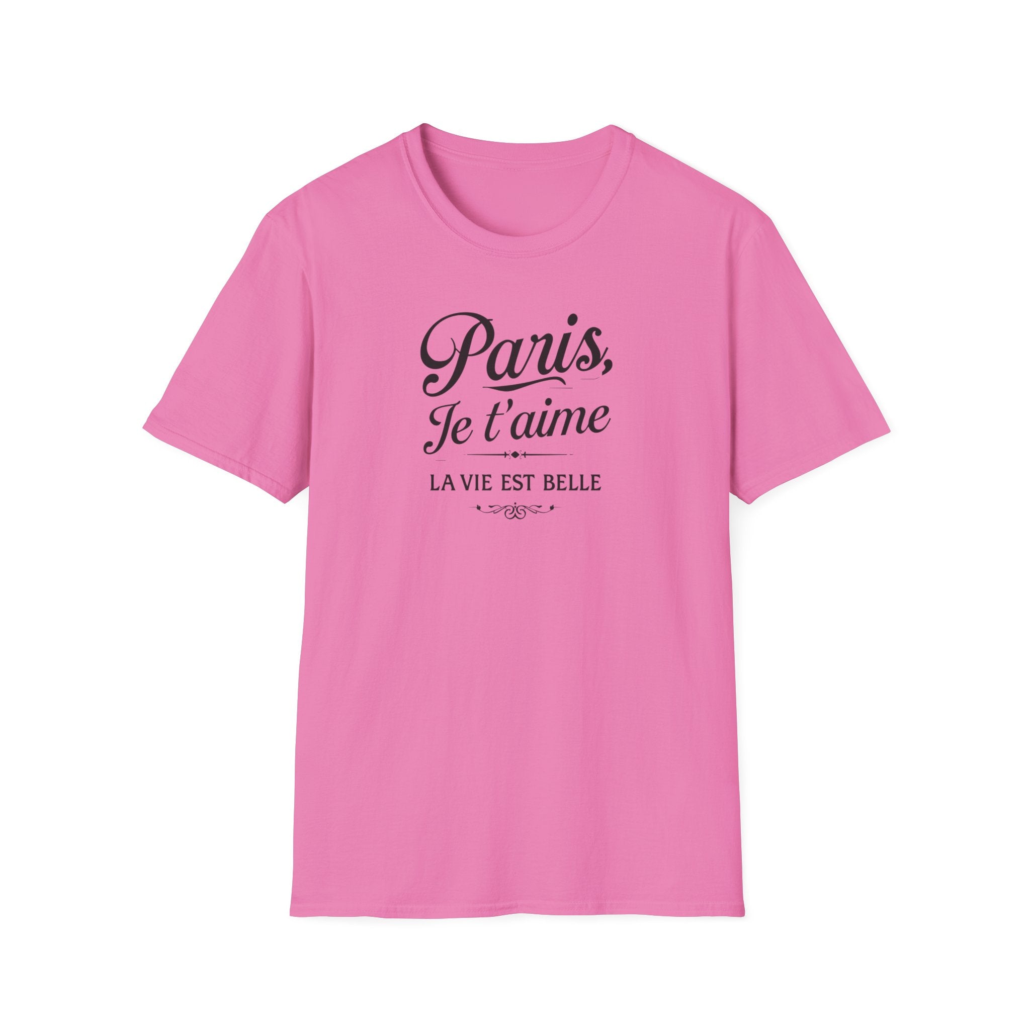 Paris Je t'aime T-Shirt | La Vie Est Belle Parisian Script