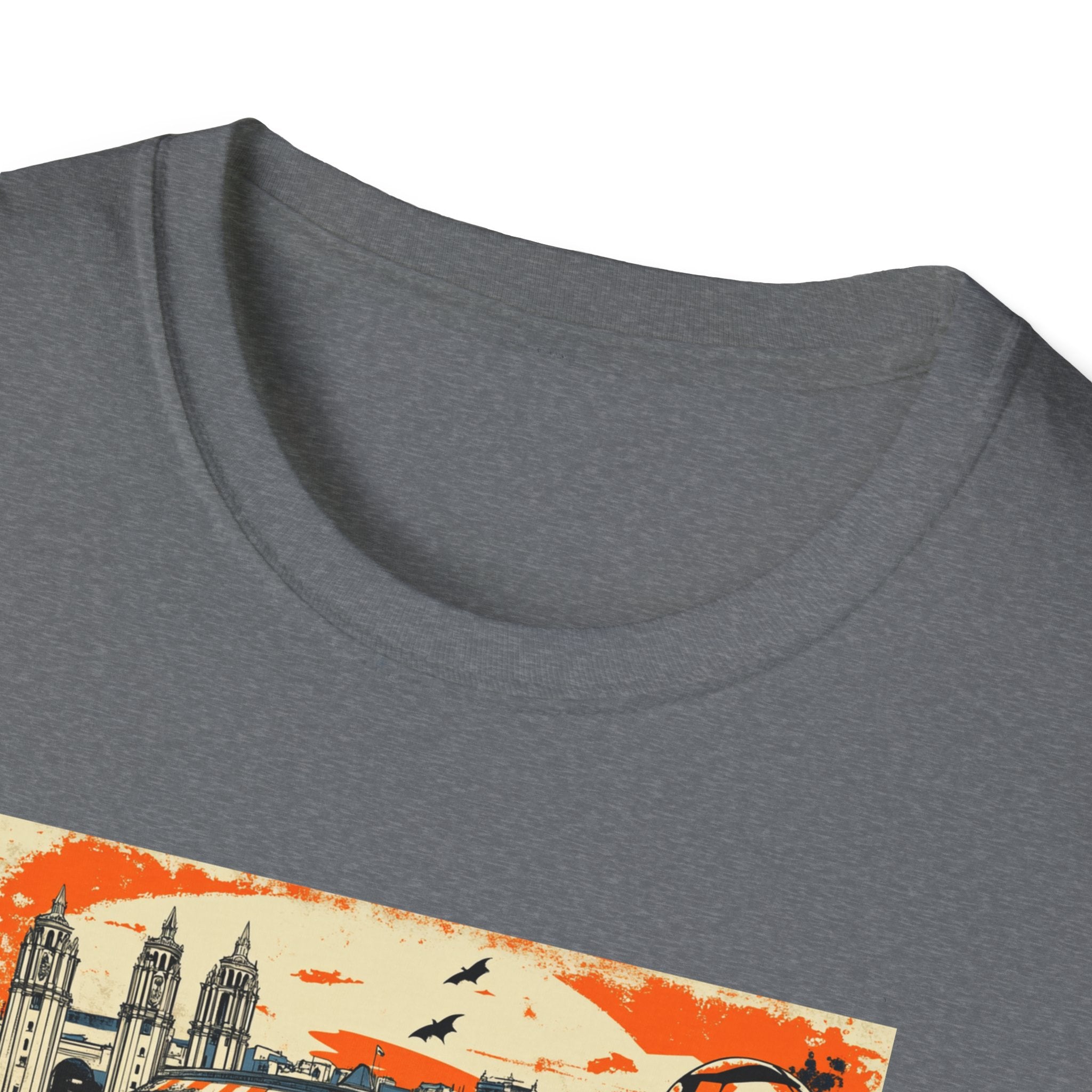 Valencia Vintage Soccer Graphic T-Shirt | City Skyline, Football Art