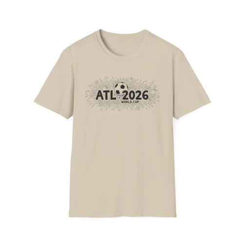 ATL 2026 World Cup Soccer T-Shirt — Atlanta Football Fan Tee