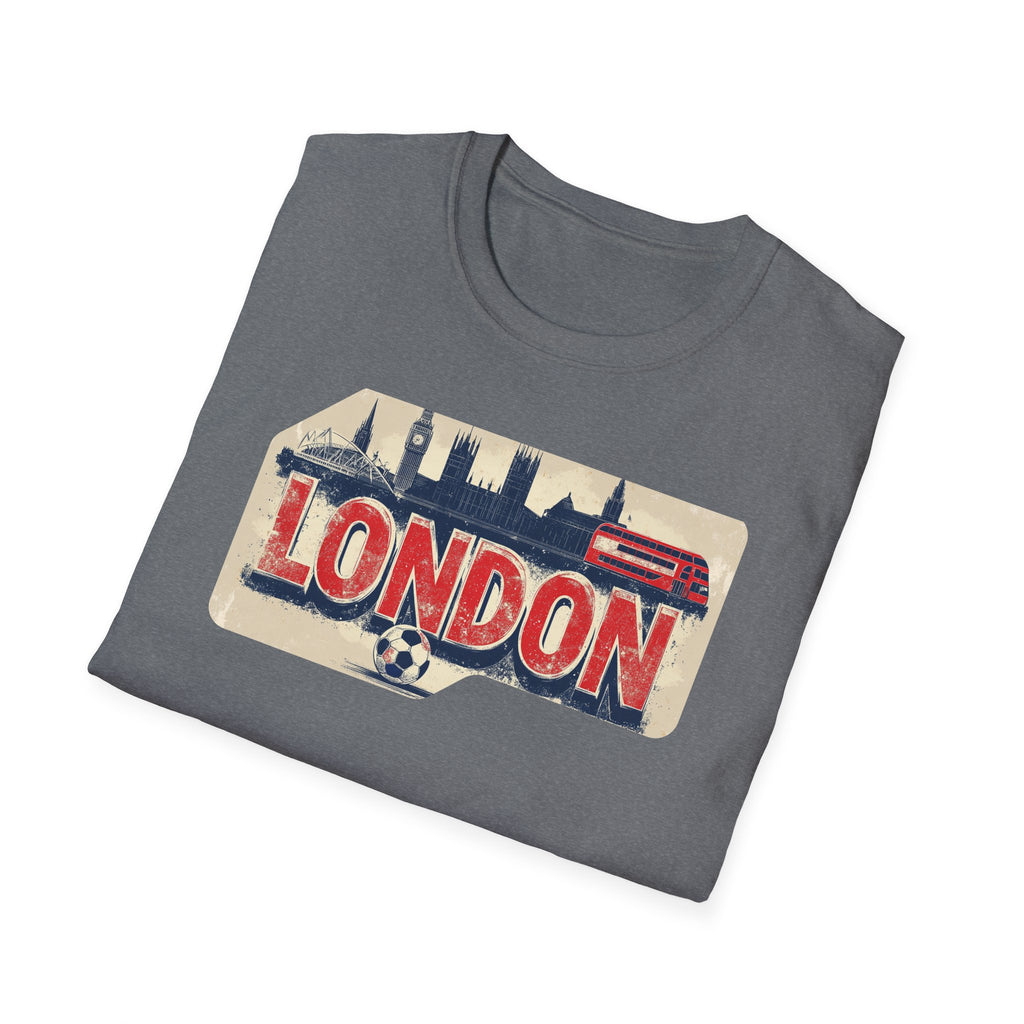 London Vintage Sign T-Shirt | Skyline, Union Jack Bus