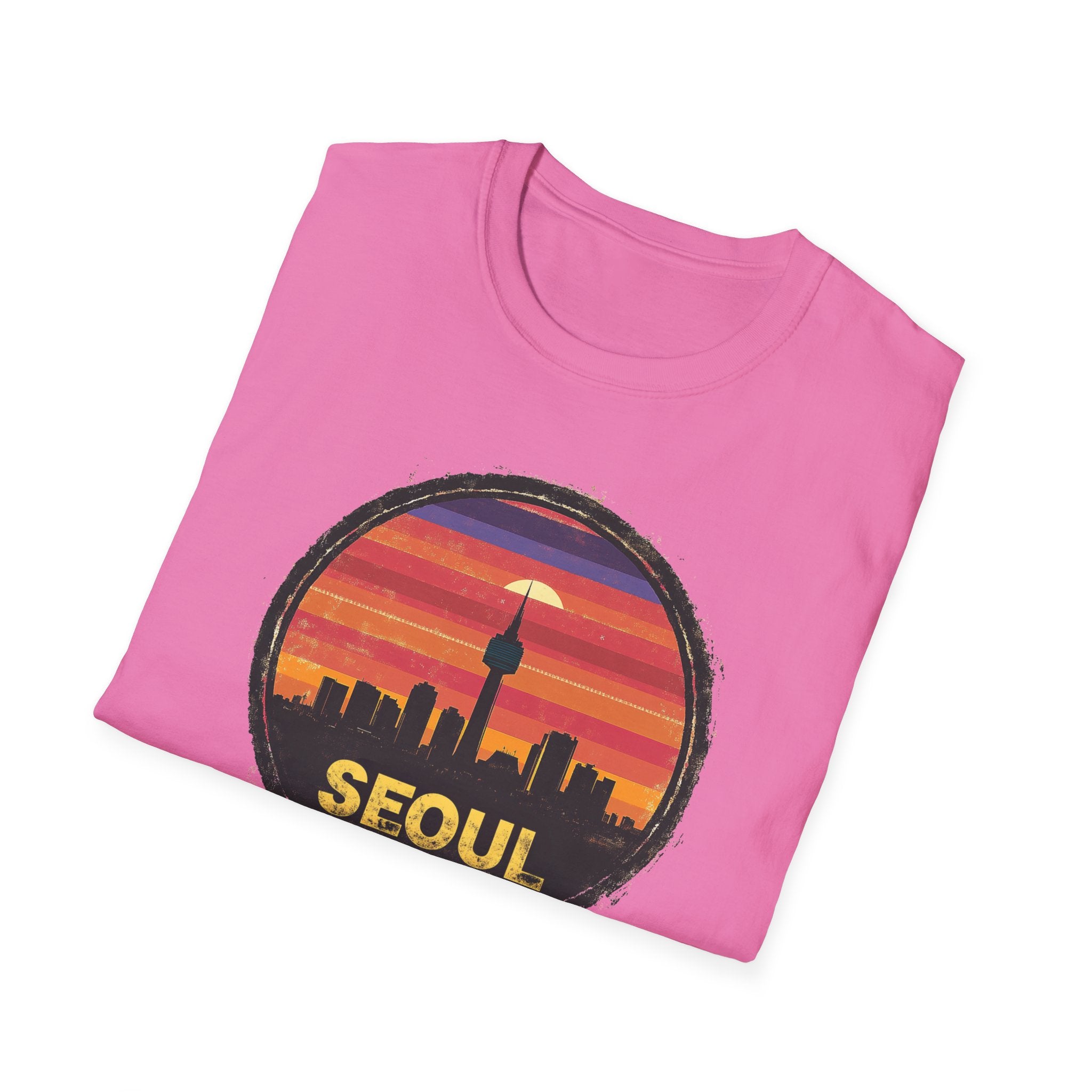 Seoul Sunset Skyline T-Shirt