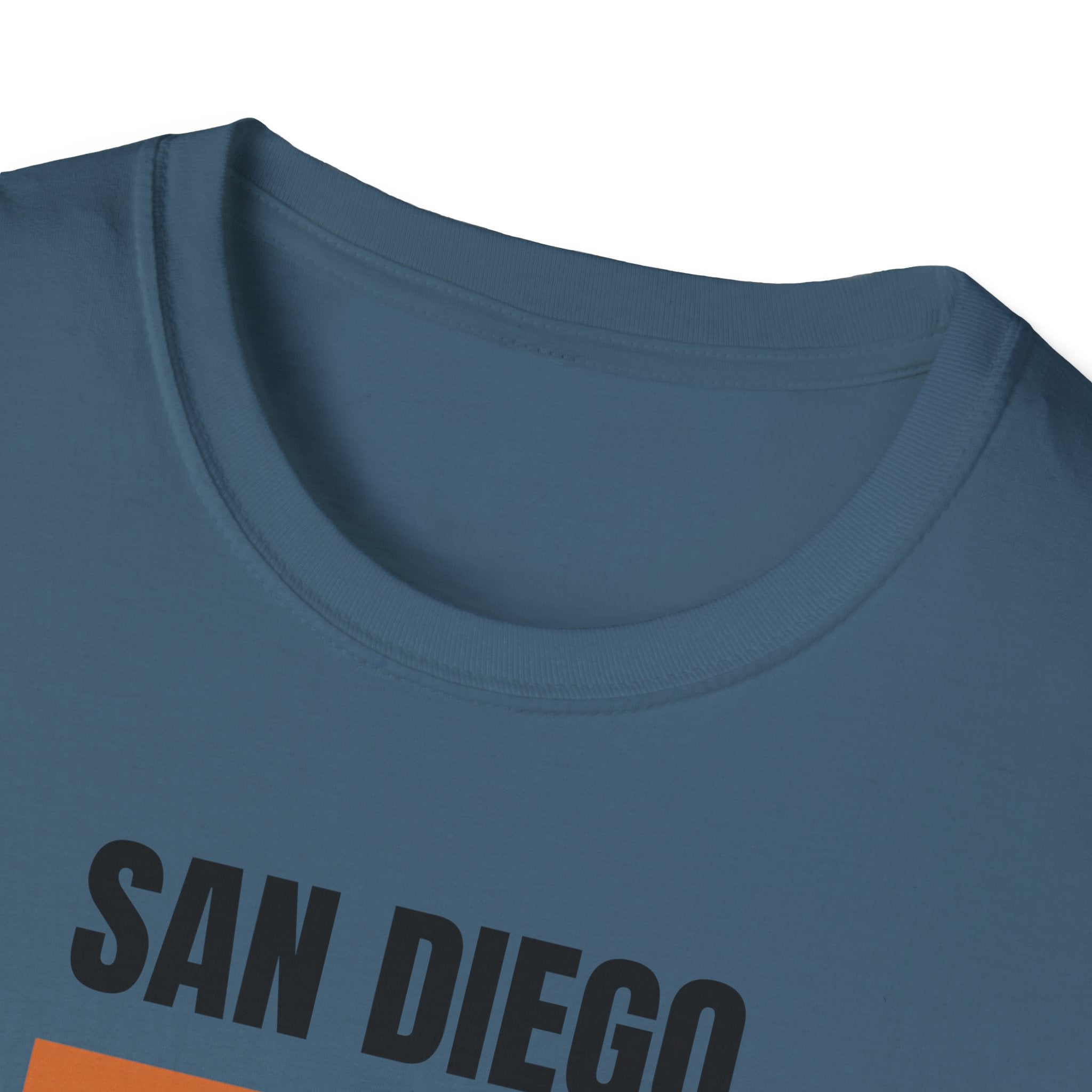 San Diego Retro Stripes T-Shirt | Vintage Sunset City Design