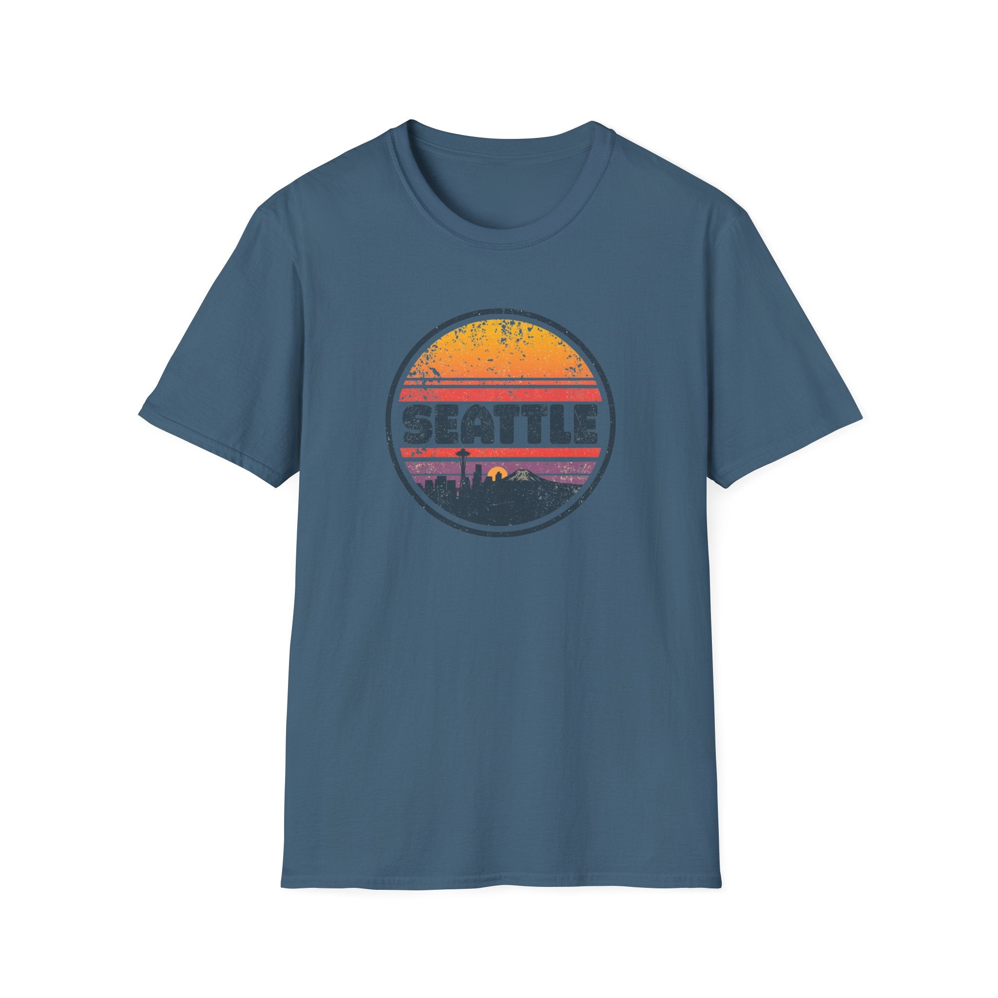 Seattle Retro Sunset T-Shirt