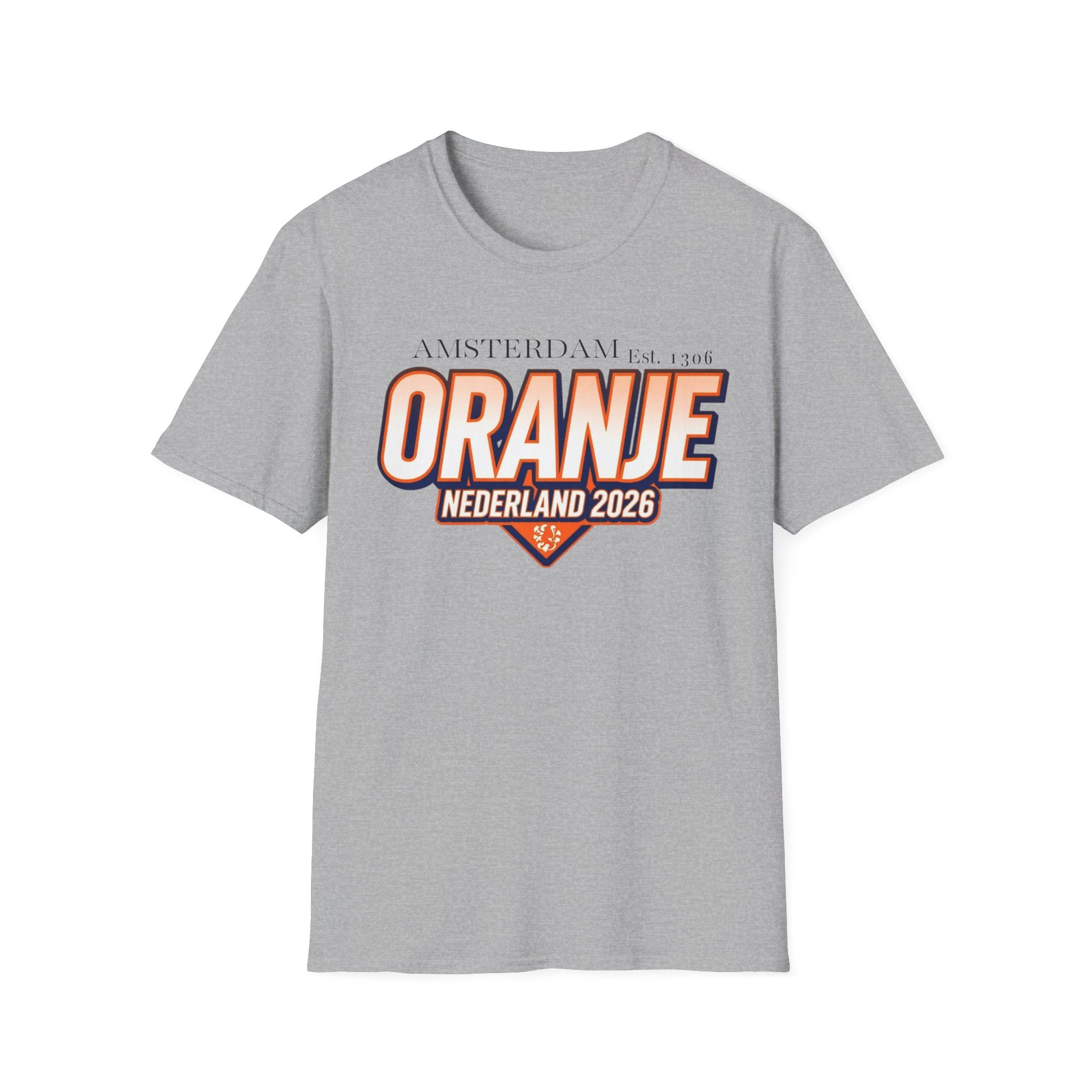 Oranje Nederland 2026 T-Shirt – Amsterdam Football Fan Tee