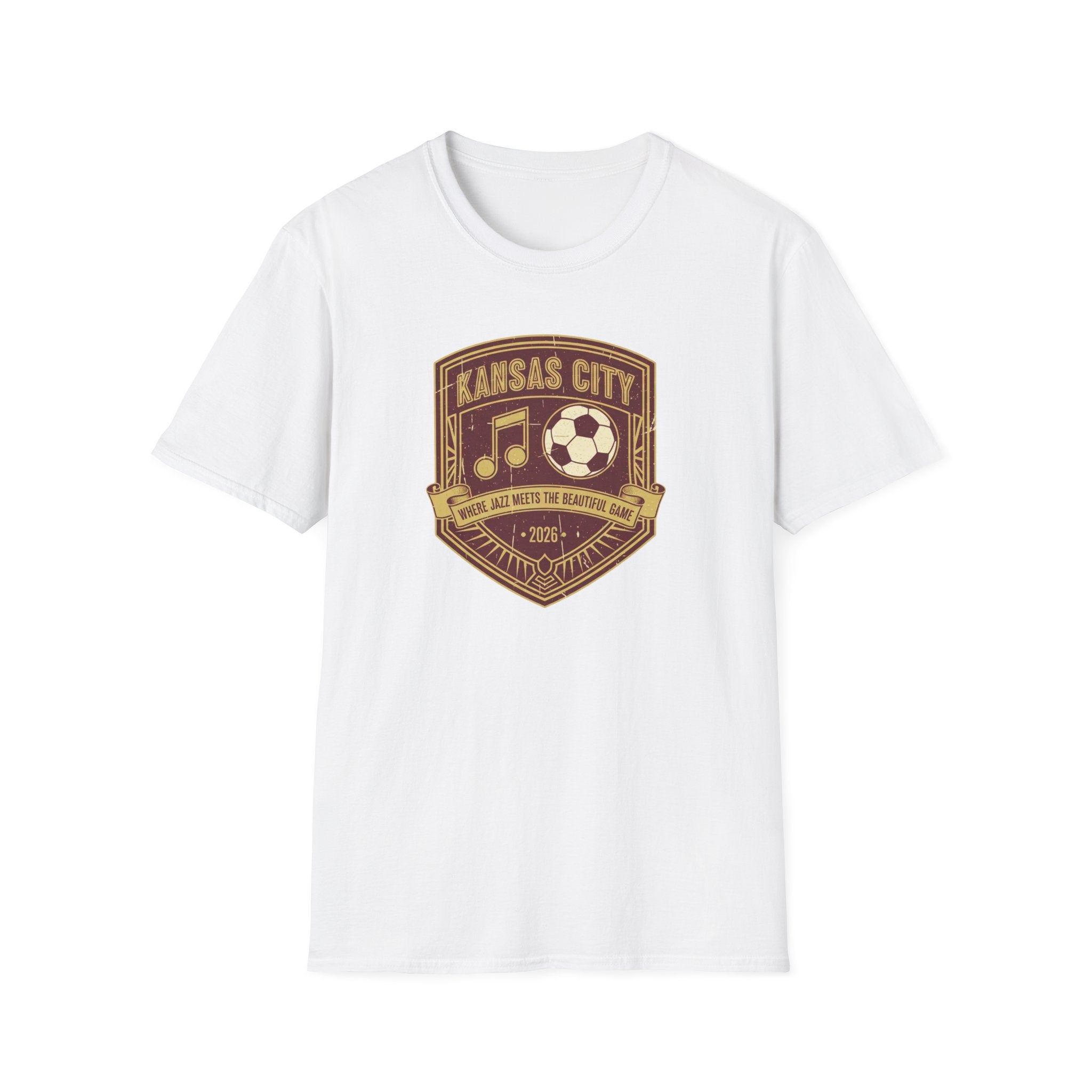 Kansas City Music & Soccer Crest T-Shirt