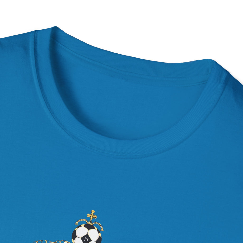 Crown with Soccer Ball Hala Madrid T-Shirt | Football Fan Tee
