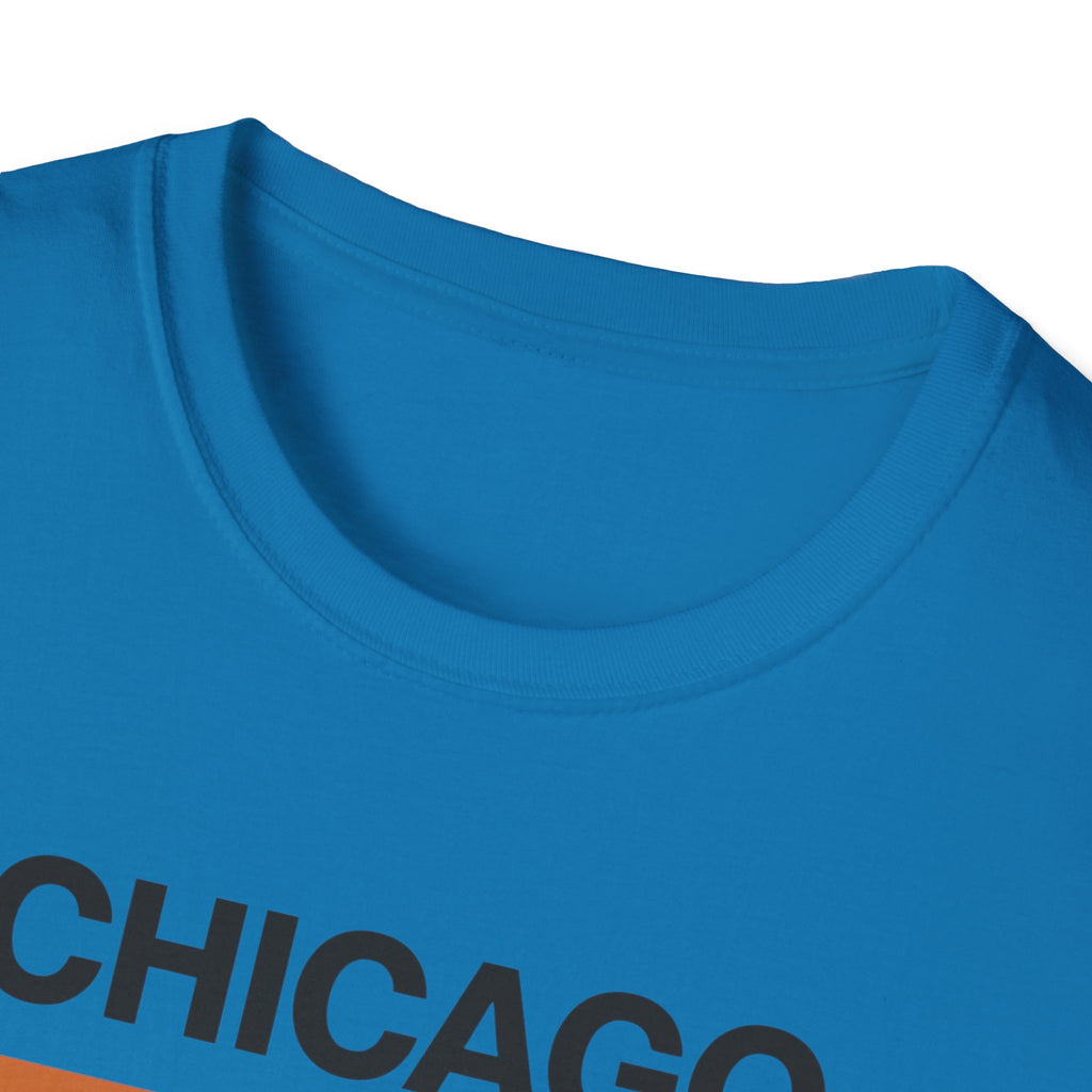 Chicago Retro Stripes T-Shirt | Vintage City Typography