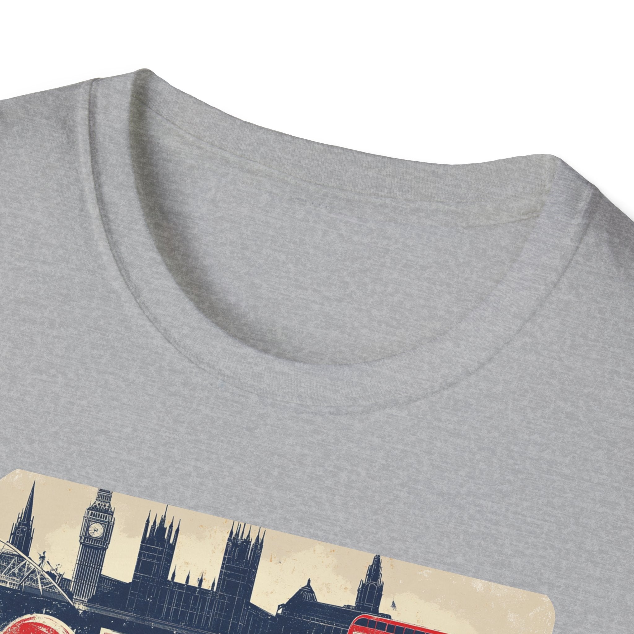 London Vintage Sign T-Shirt | Skyline, Union Jack Bus