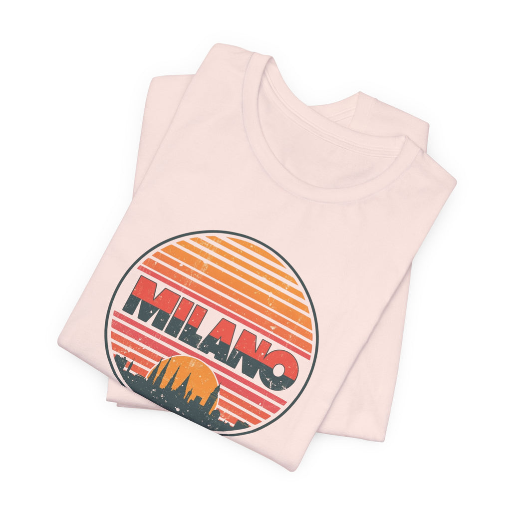 Milano Retro Sunset Tee — Vintage Italy Travel T‑Shirt
