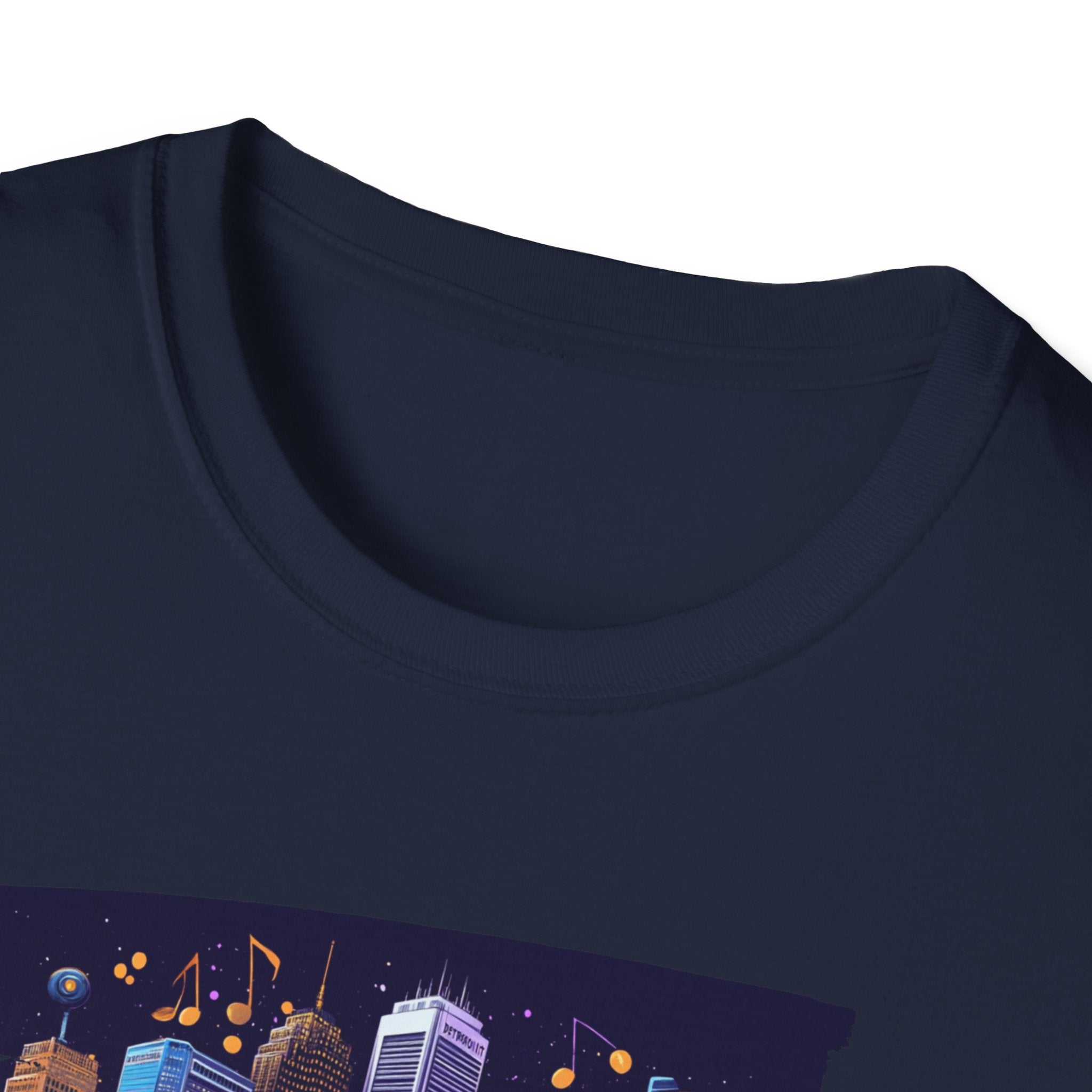 Detroit Skyline Graphic T-Shirt | City Nightscape Tee