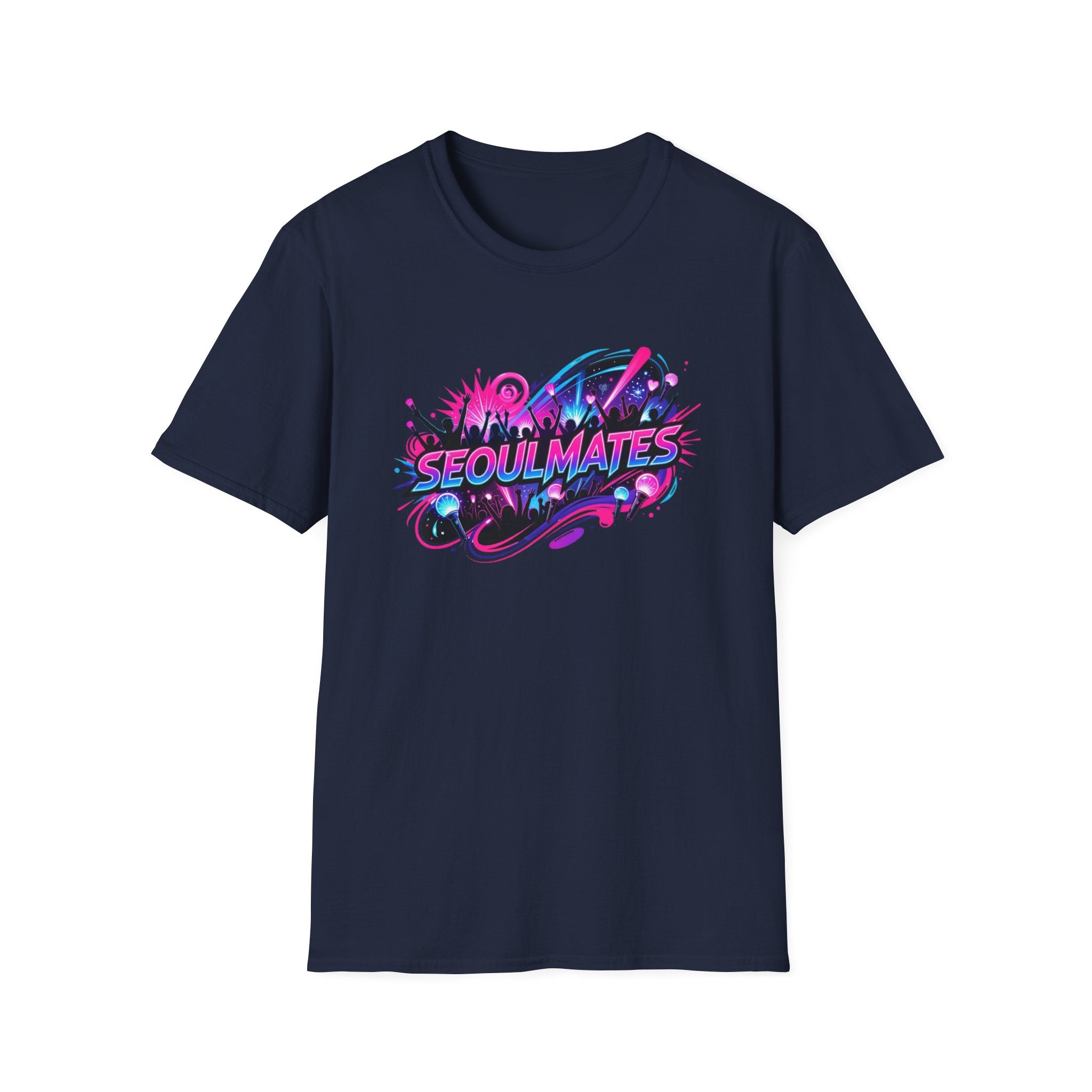 Seoulmates Graphic T-Shirt — Neon K-Pop City Vibe Tee