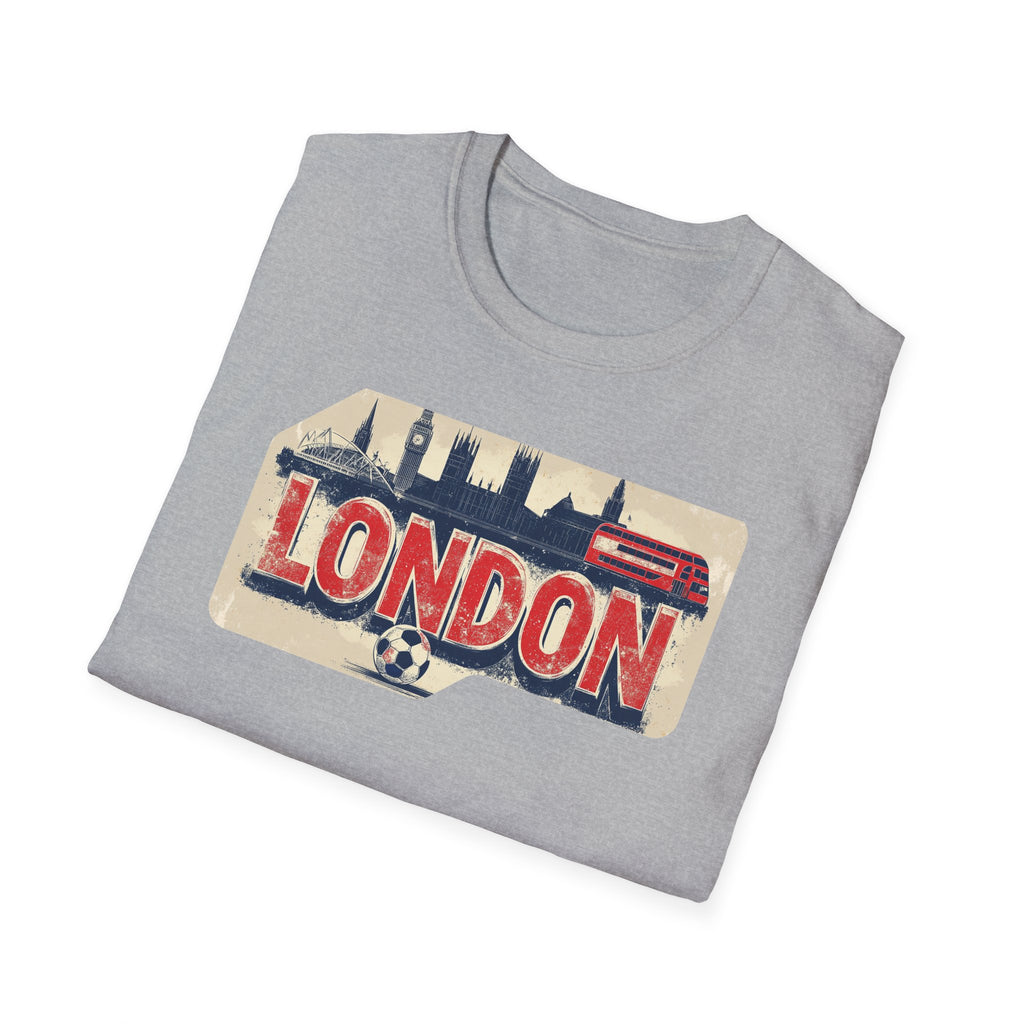 London Vintage Sign T-Shirt | Skyline, Union Jack Bus
