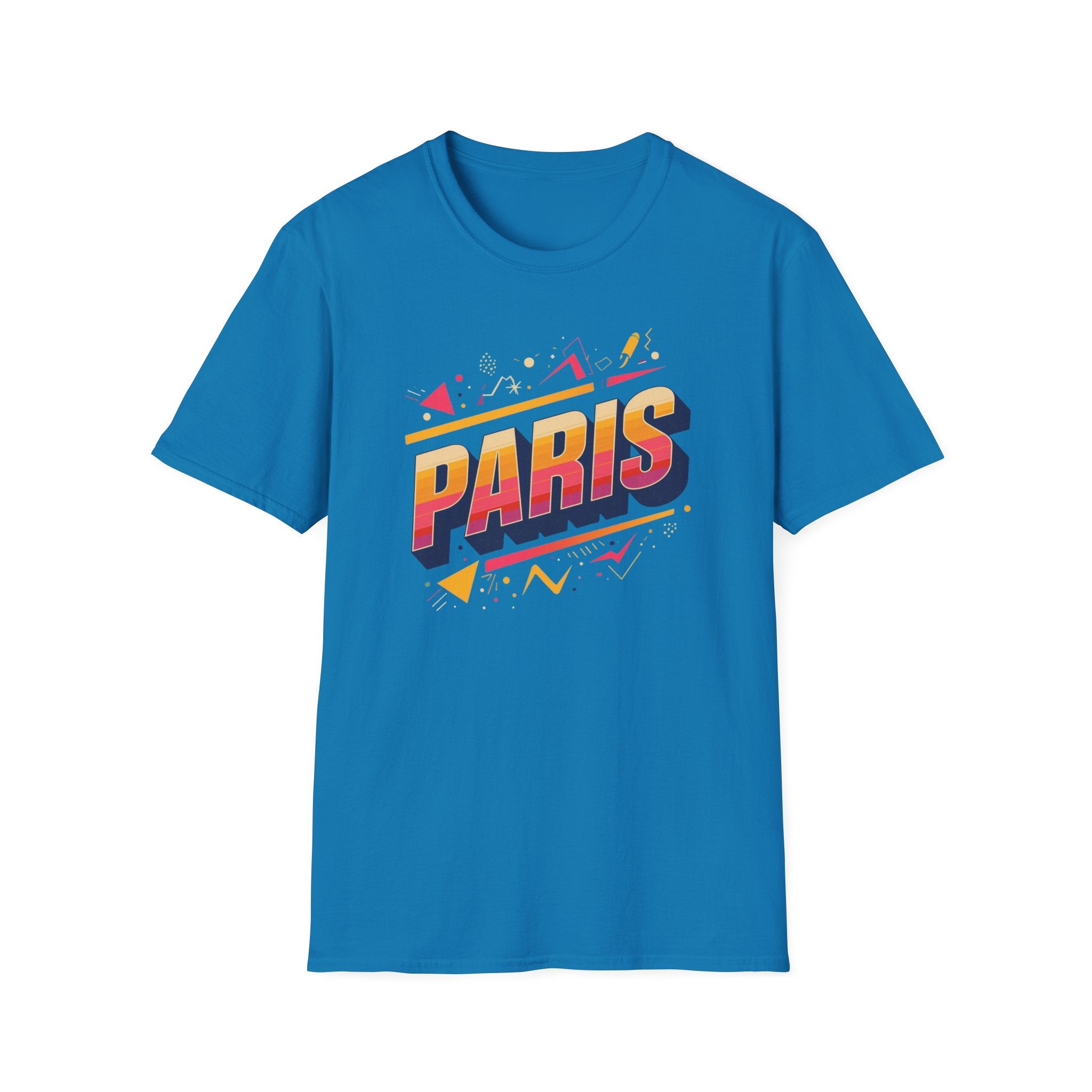 Paris Retro Graphic T-Shirt — Vintage 80s Style Travel Tee