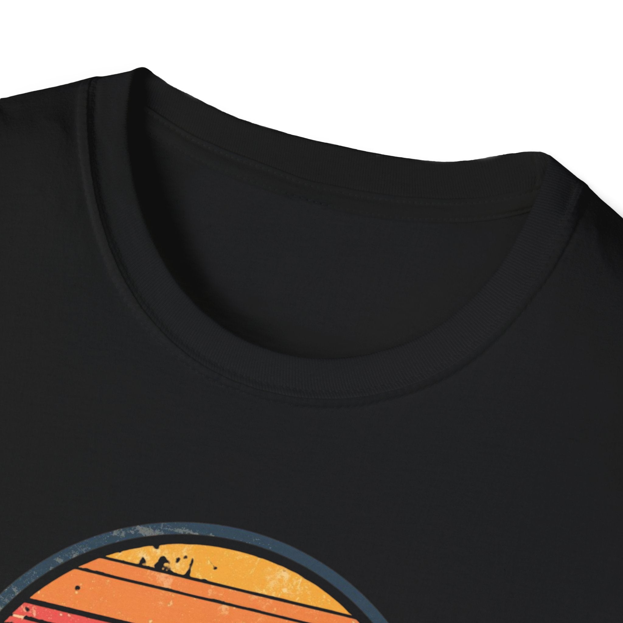 Paris Sunset T-Shirt — Retro Circular Skyline Tee