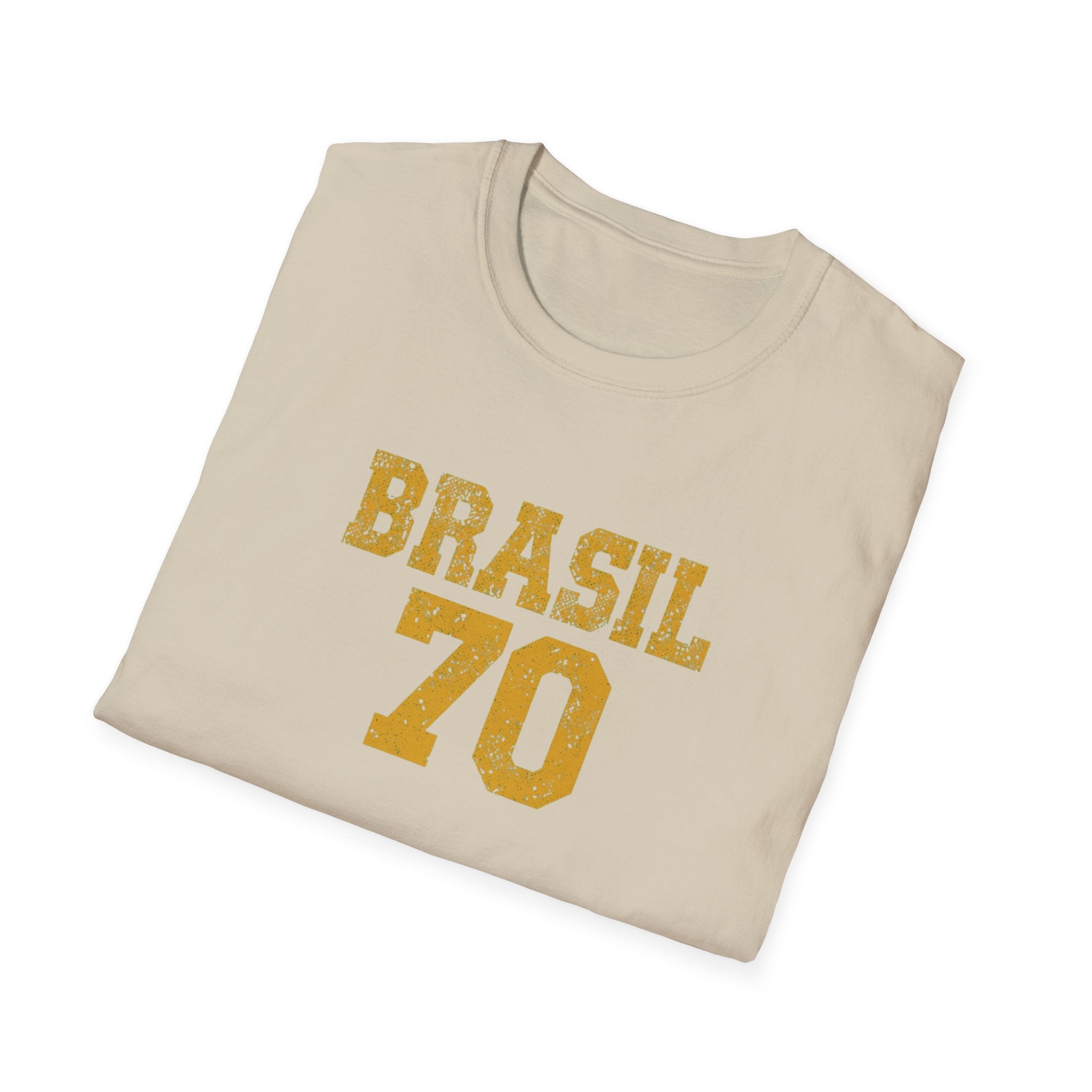 Brasil 70 T-Shirt | Vintage Sports Jersey Number