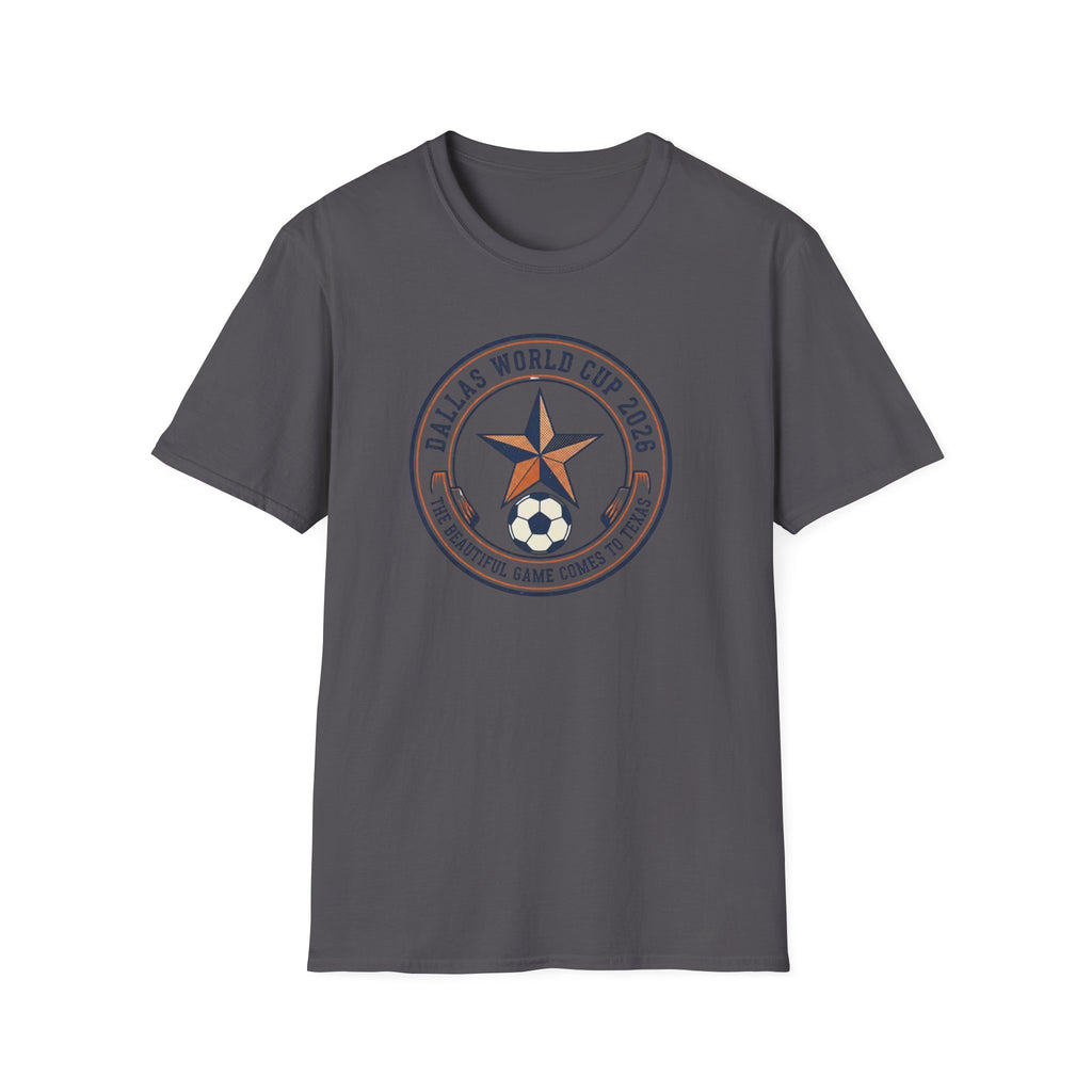 Dallas World Cup 2026 Soccer Badge T-Shirt