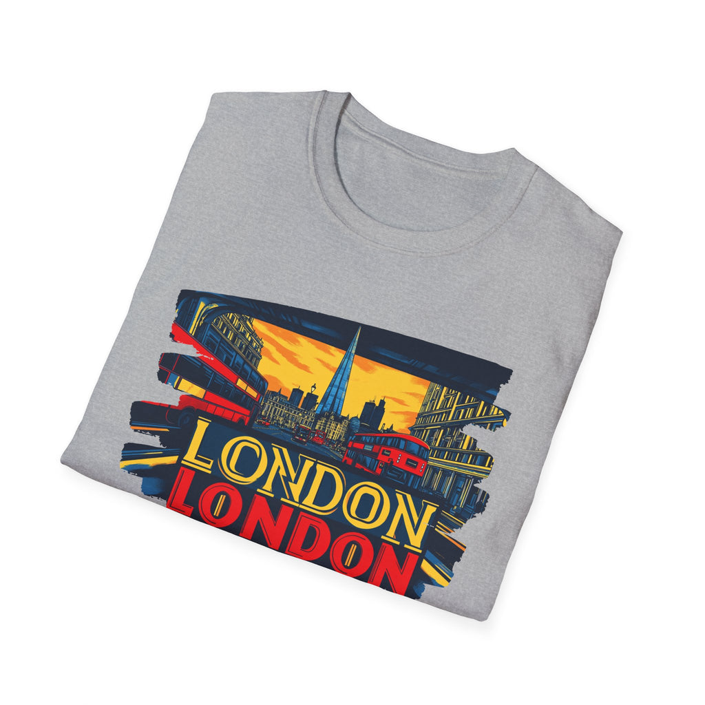 London Skyline Graphic T-Shirt | Retro Cityscape London Tee