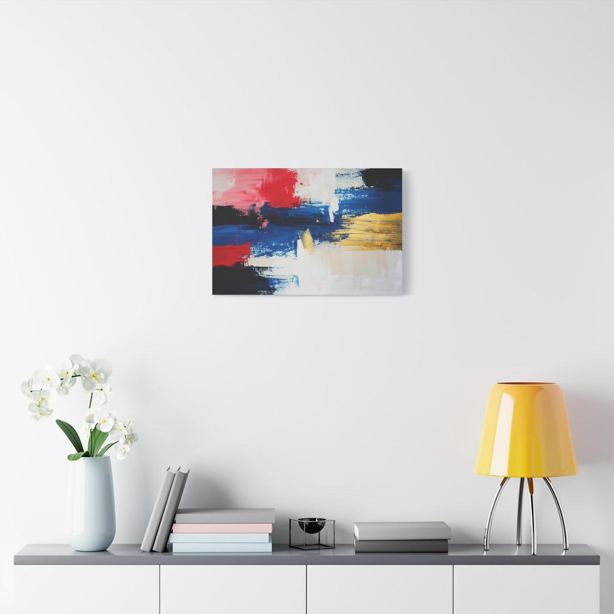 Abstract Color Splash Canvas - Paris French artistic heritage
